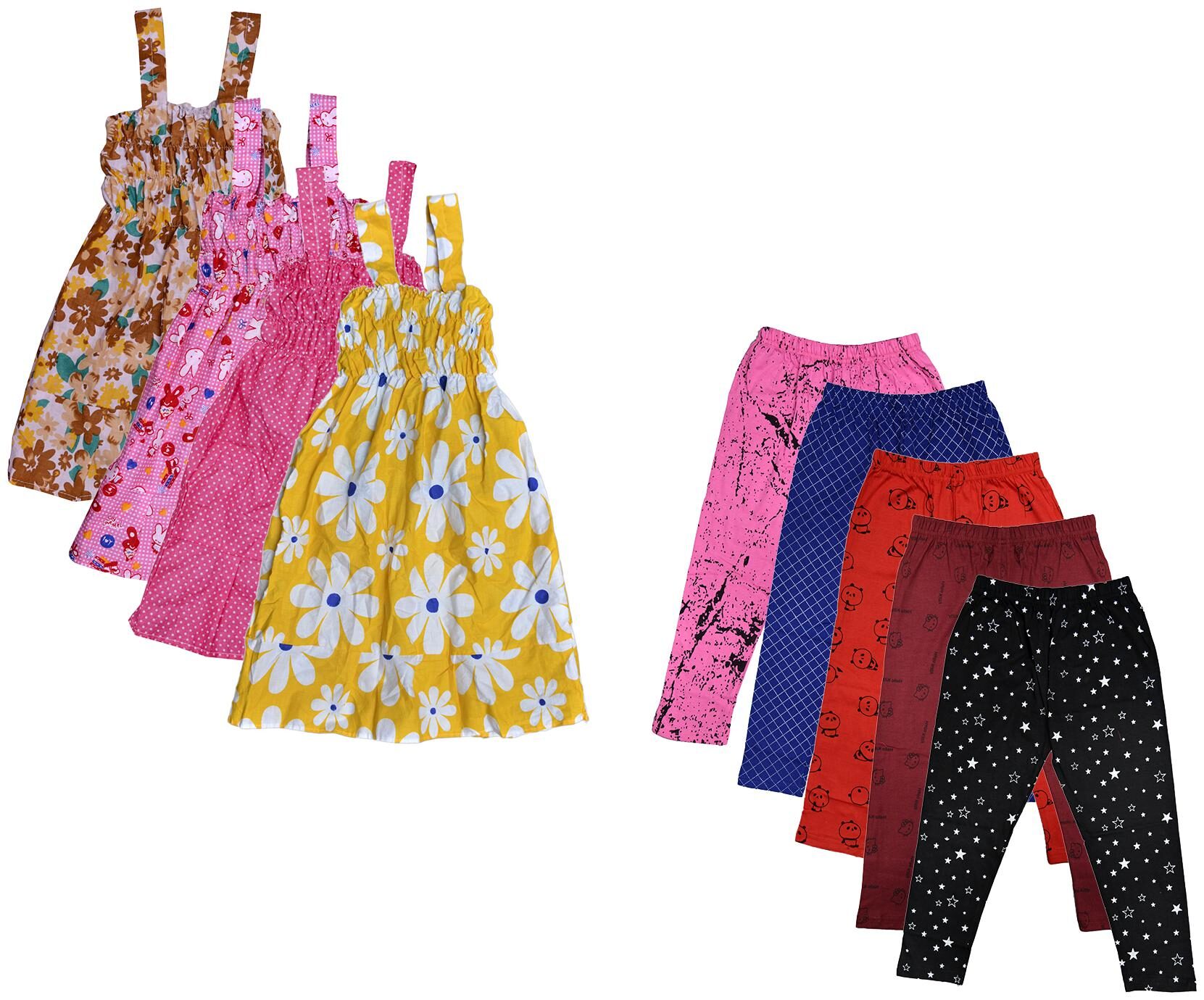 

Kavya Girl Cotton Top Bottom Set - Multi