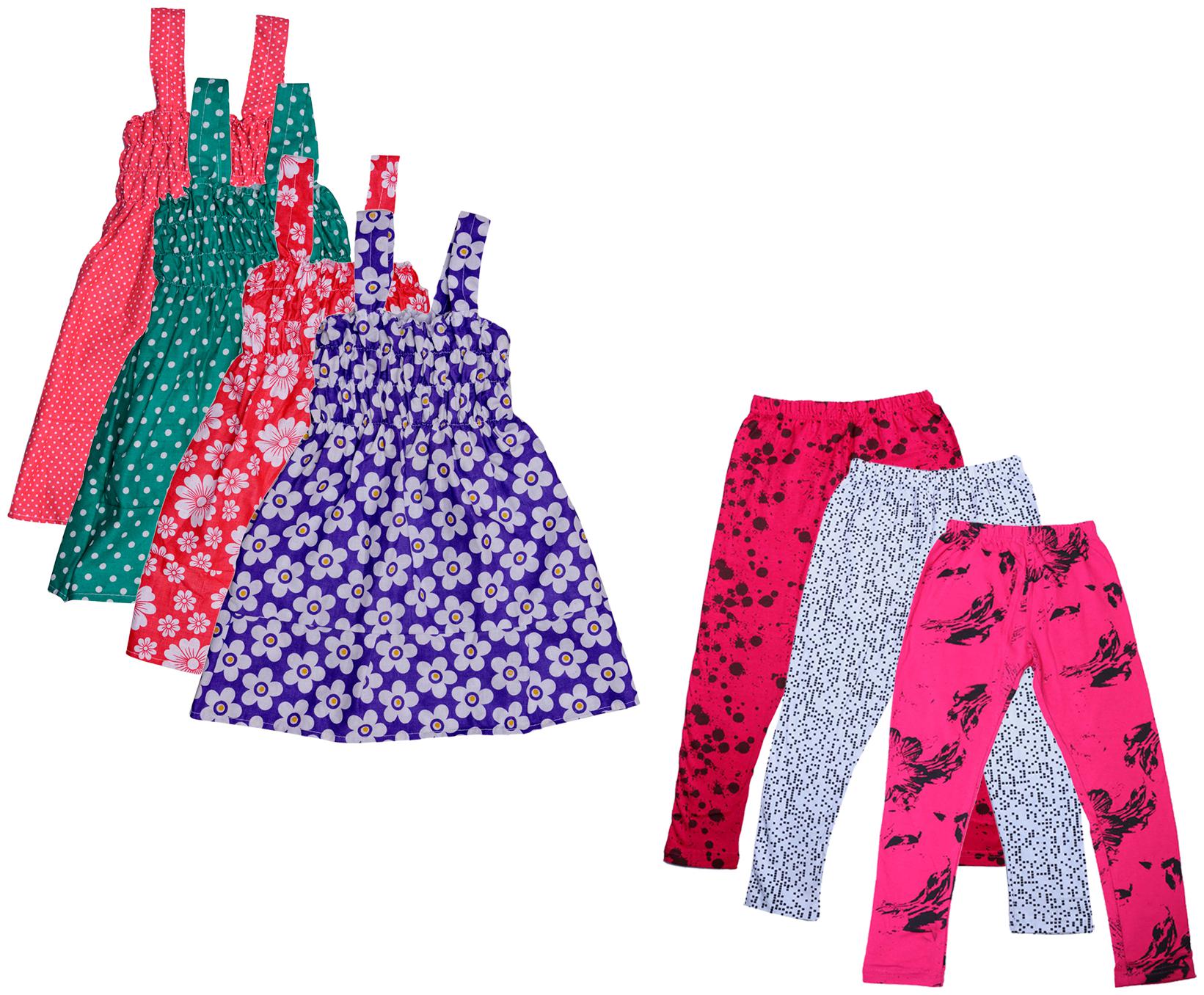 

Kavya Girl Cotton Top Bottom Set - Multi