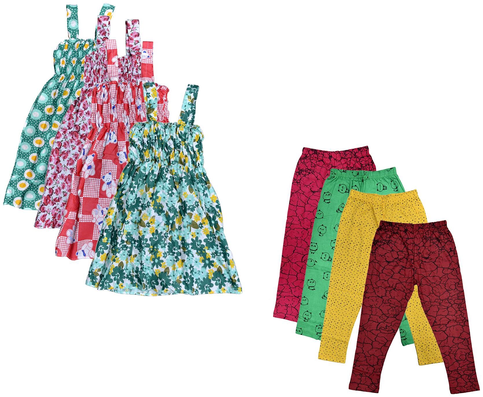 

Kavya Girl Cotton Top Bottom Set - Multi