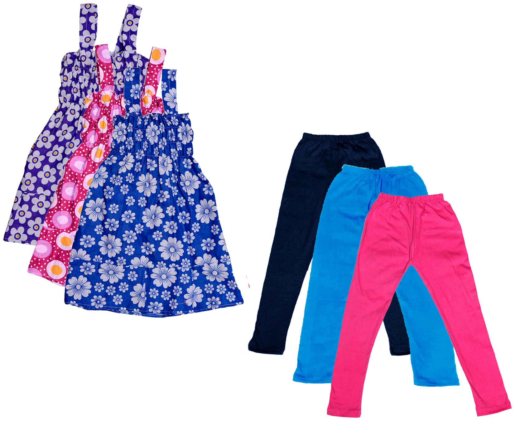 

Kavya Girl Cotton Top Bottom Set - Multi
