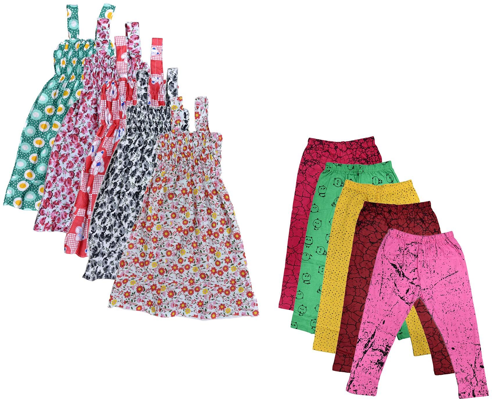 

Kavya Girl Cotton Top Bottom Set - Multi