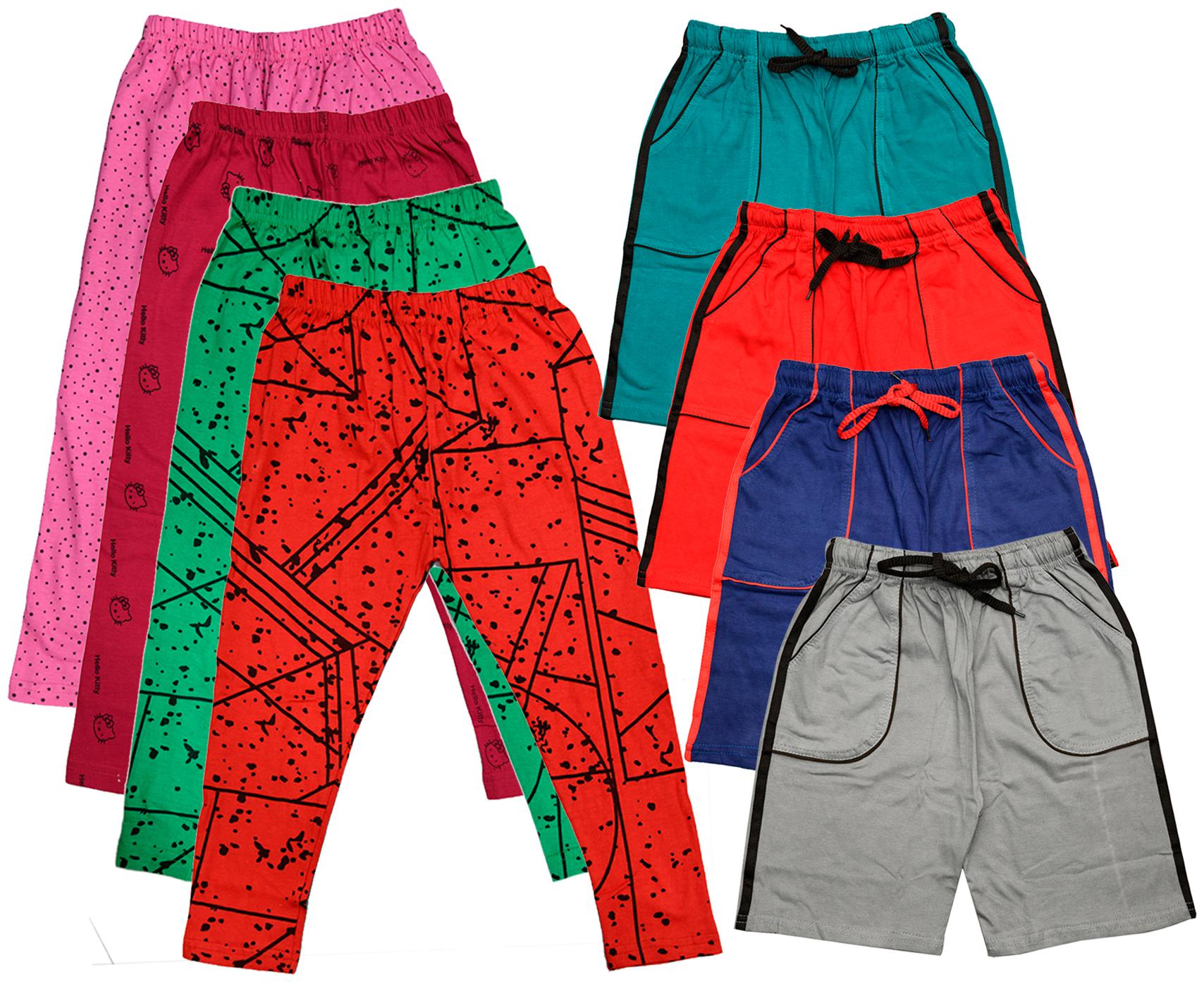 

Kavya Girl Cotton Printed Capri - Multi