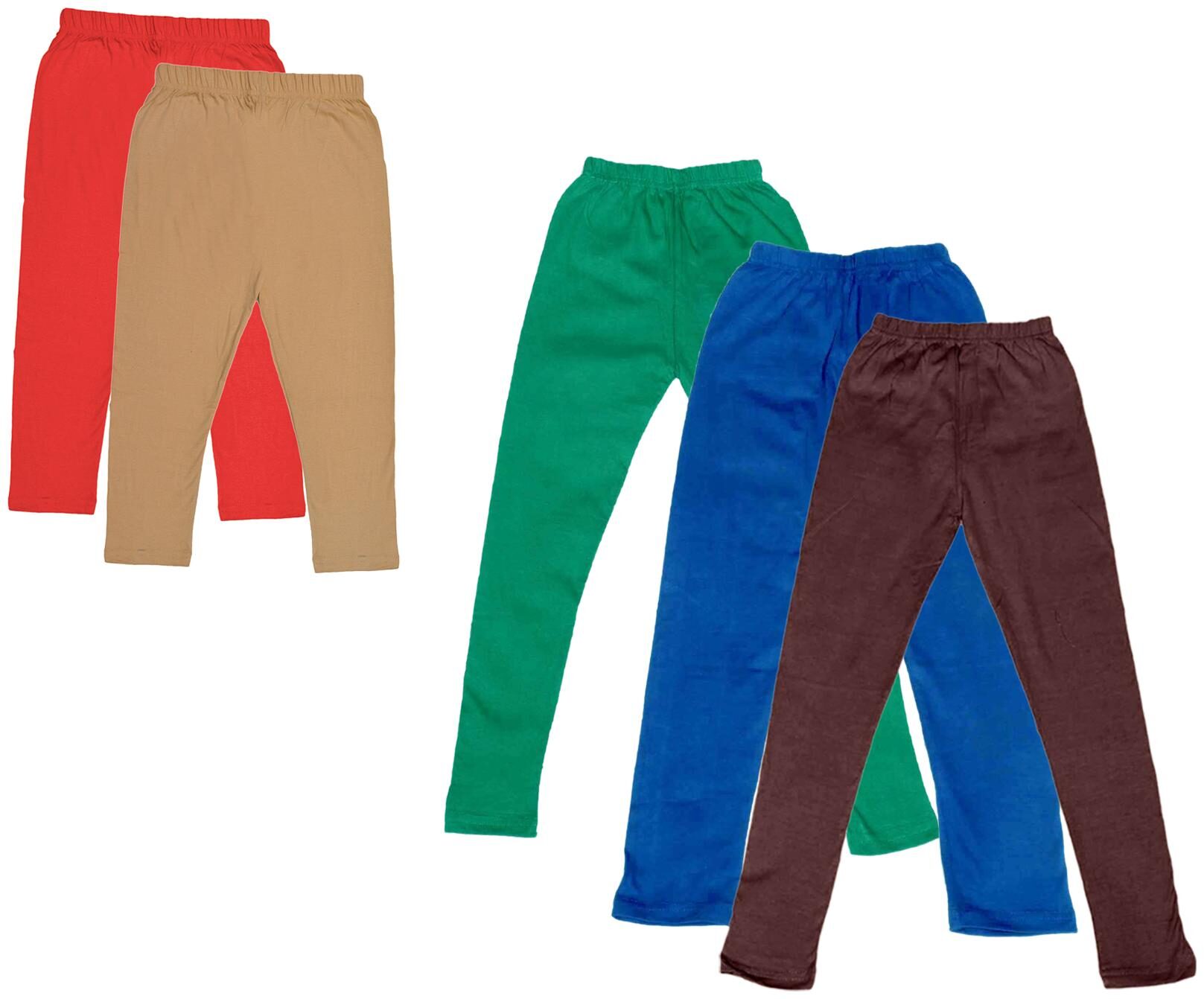 

Kavya Girl Cotton Solid Capri - Multi
