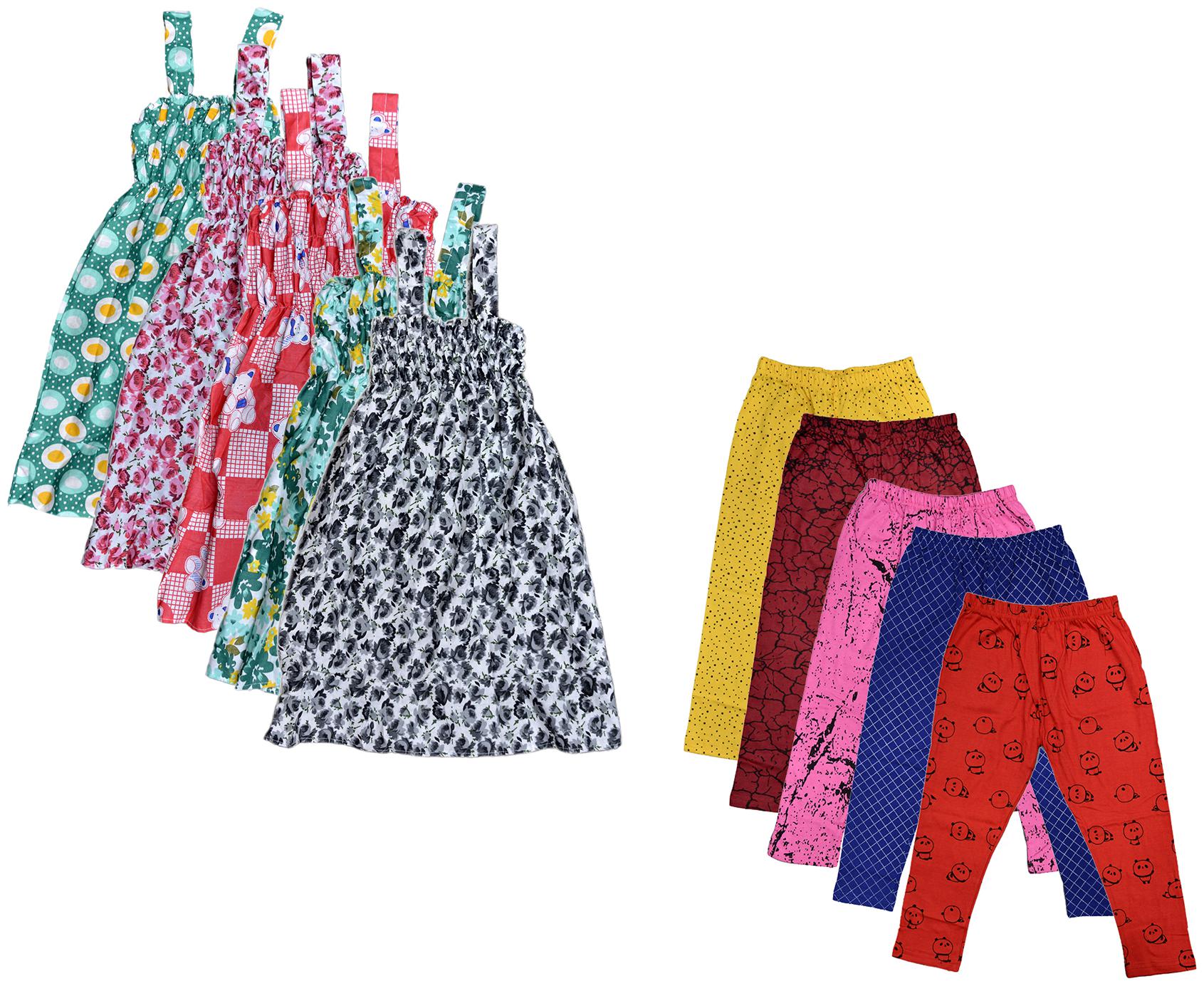 

Kavya Girl Cotton Top Bottom Set - Multi