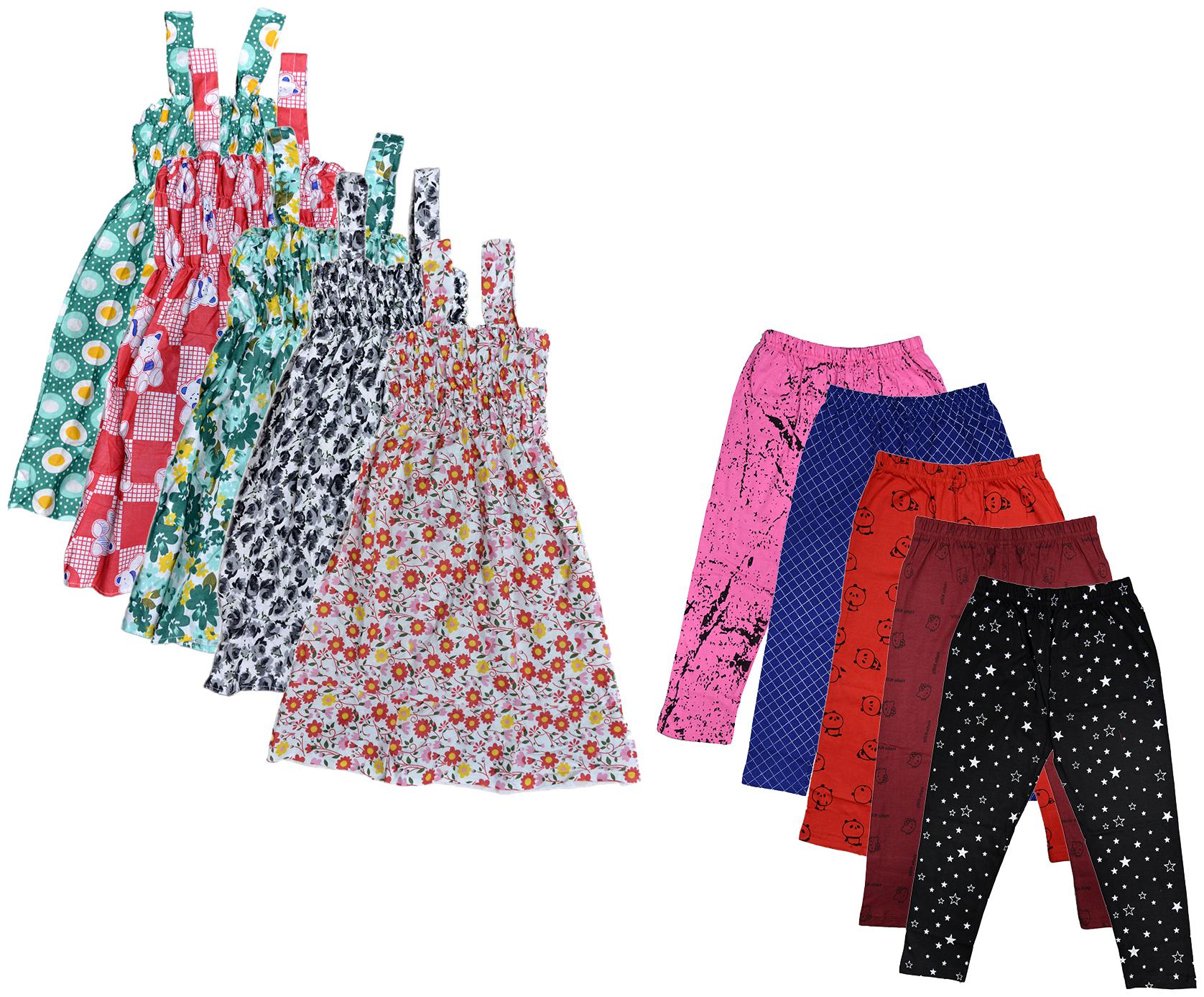 

Kavya Girl Cotton Top Bottom Set - Multi