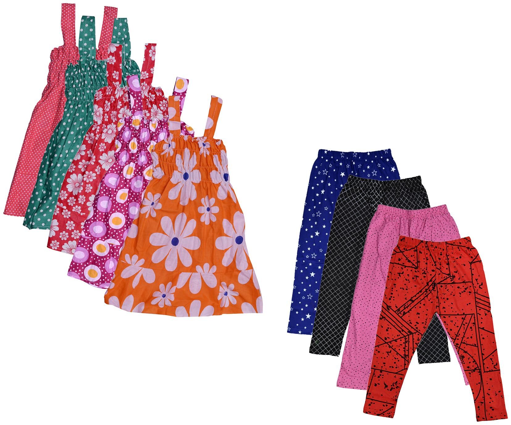 

Kavya Girl Cotton Top Bottom Set - Multi