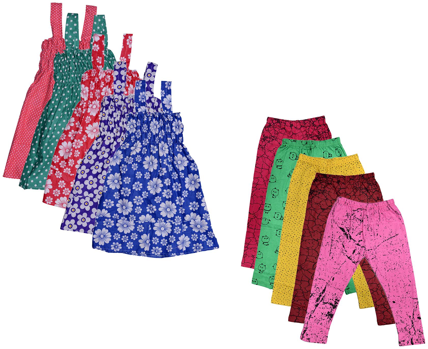 

Kavya Girl Cotton Top Bottom Set - Multi