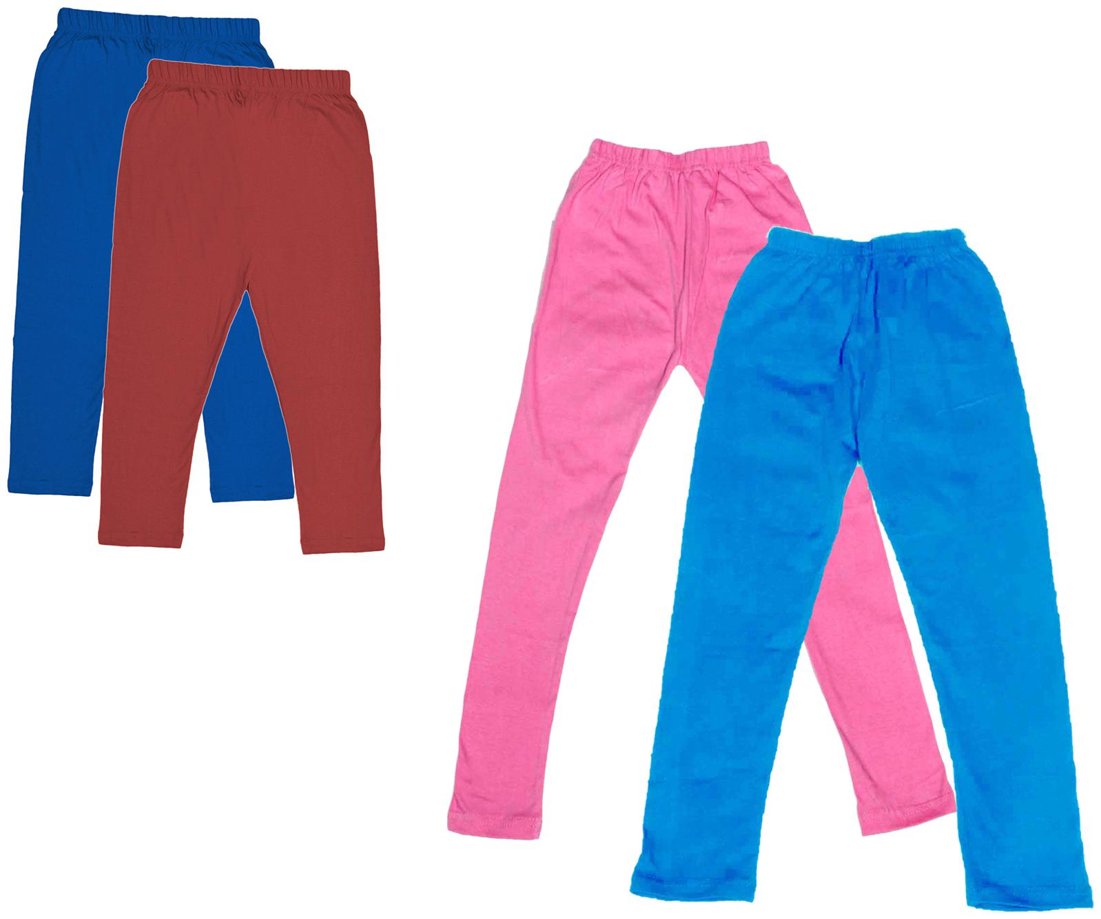 

Kavya Girl Cotton Solid Capri - Multi