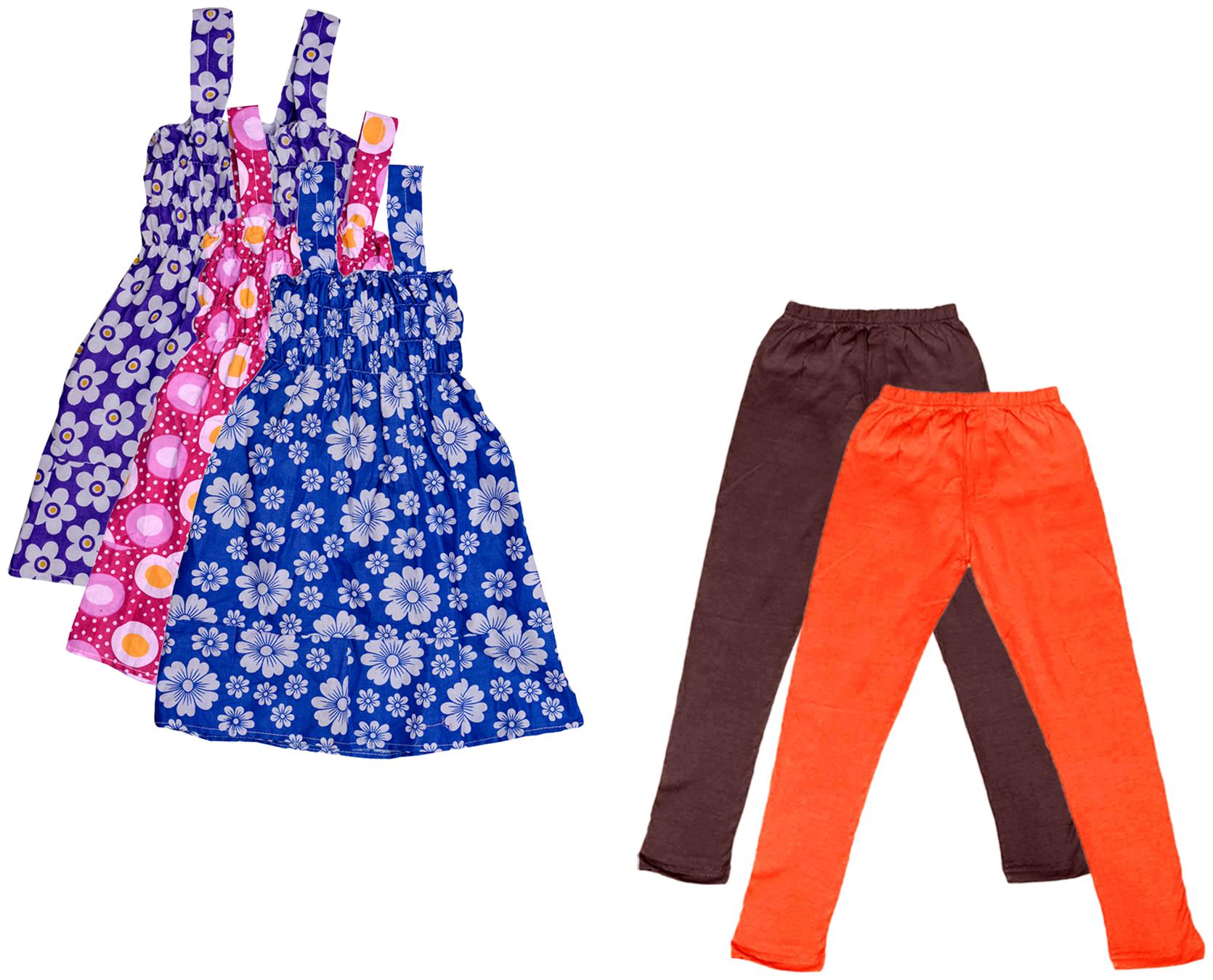 

Kavya Girl Cotton Top Bottom Set - Multi