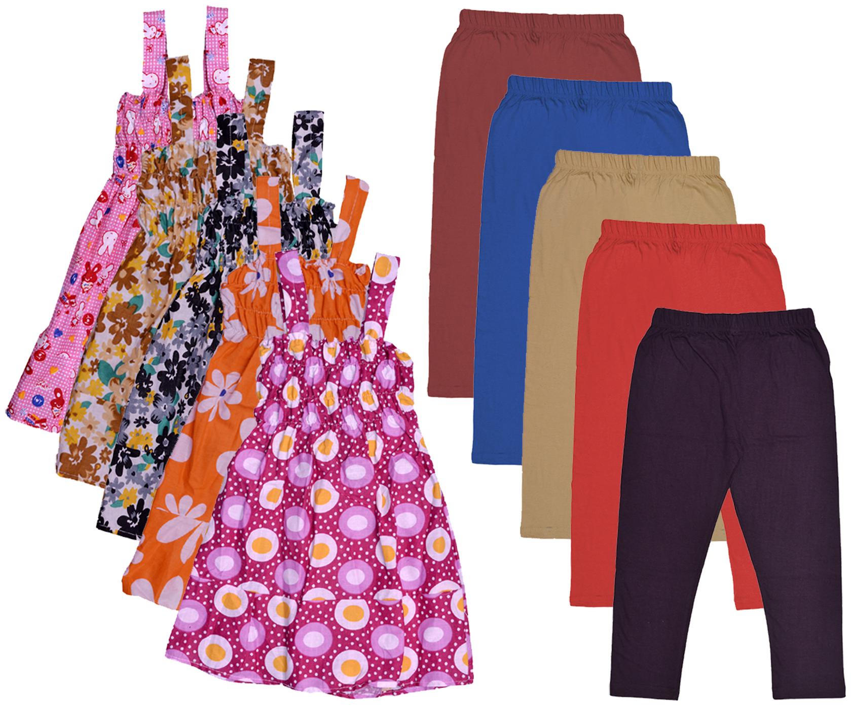 

Kavya Girl Cotton Top Bottom Set - Multi