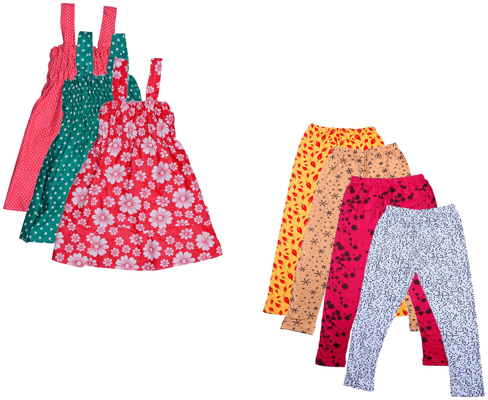 

Kavya Girl Cotton Top Bottom Set - Multi