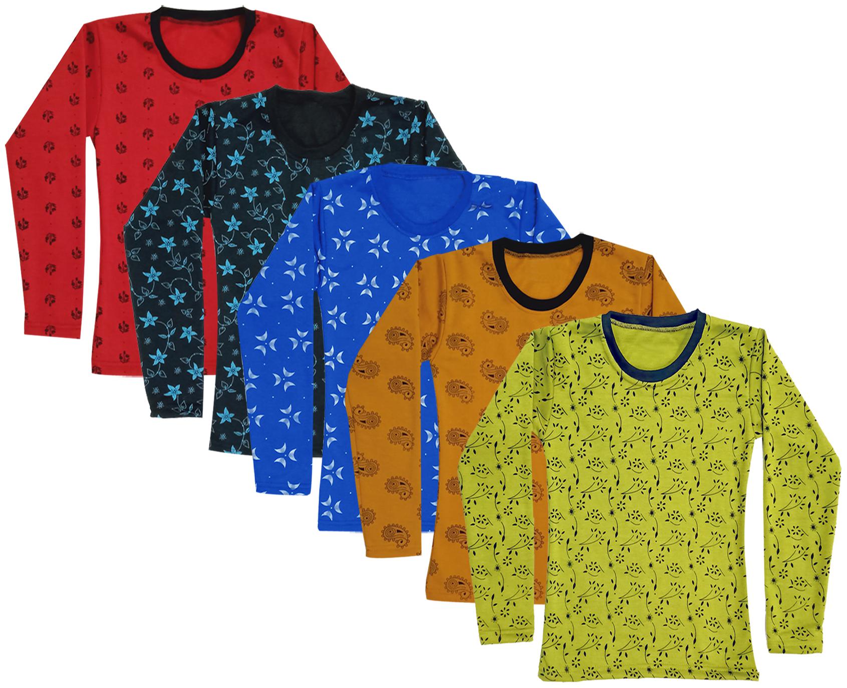 

Kavya Girl Wool Printed T shirt - Multi