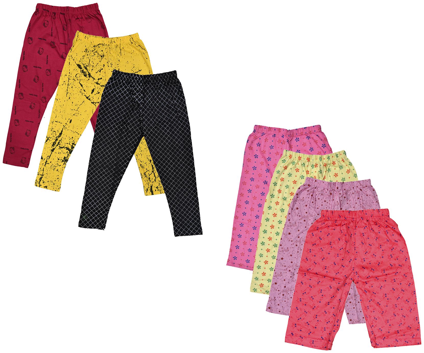 

Kavya Girl Cotton Printed Capri - Multi