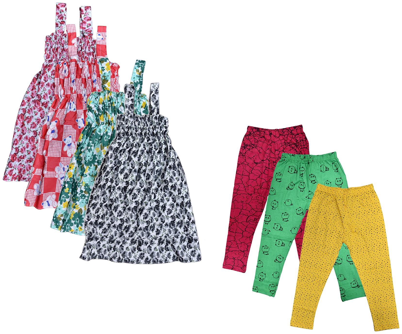 

Kavya Girl Cotton Top Bottom Set - Multi