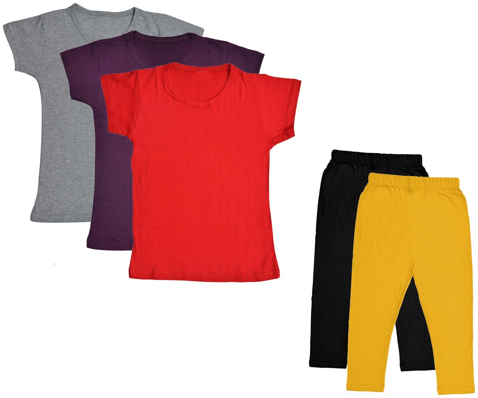 

Kavya Girl Cotton Top Bottom Set - Multi