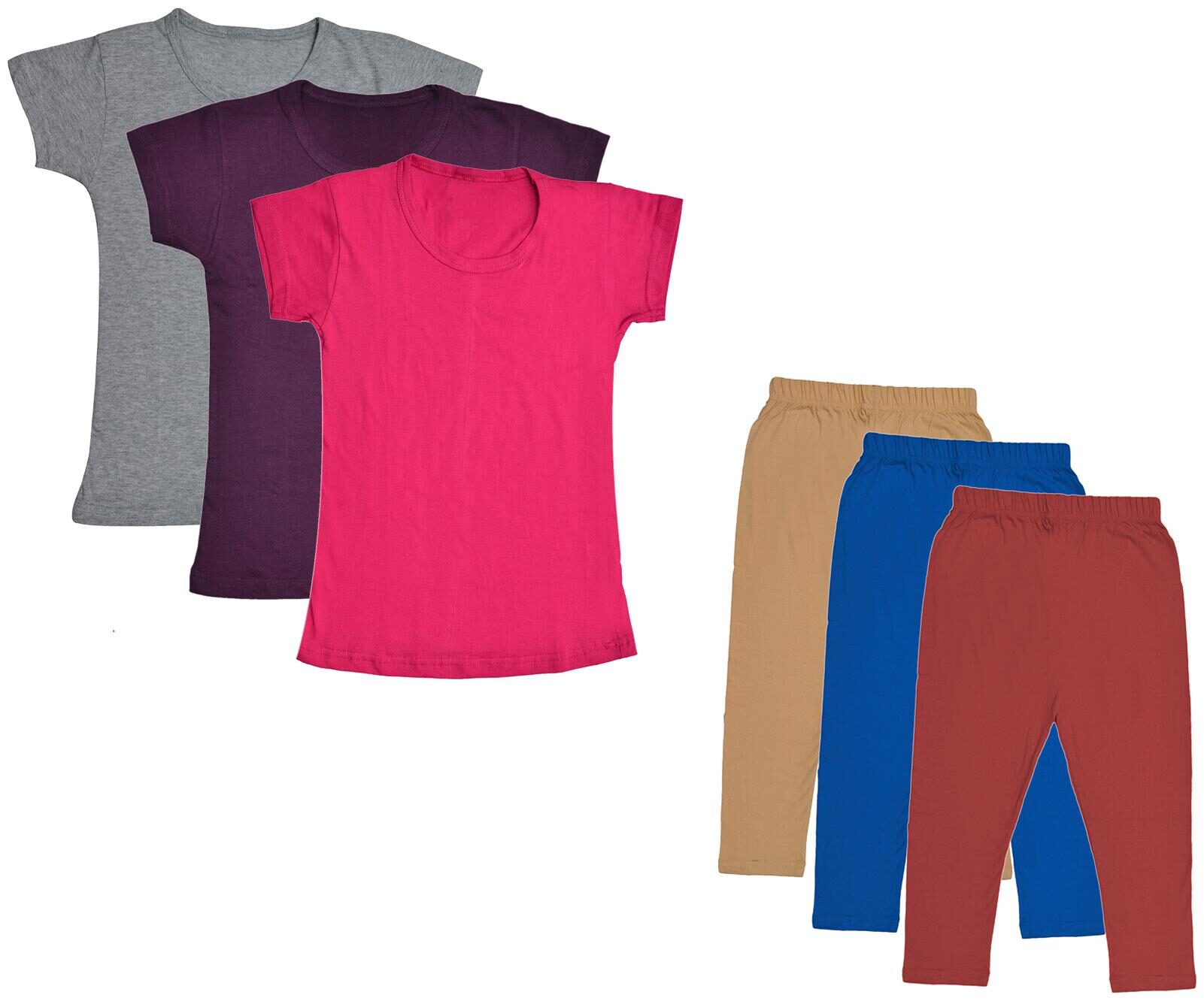 

Kavya Girl Cotton Top Bottom Set - Multi