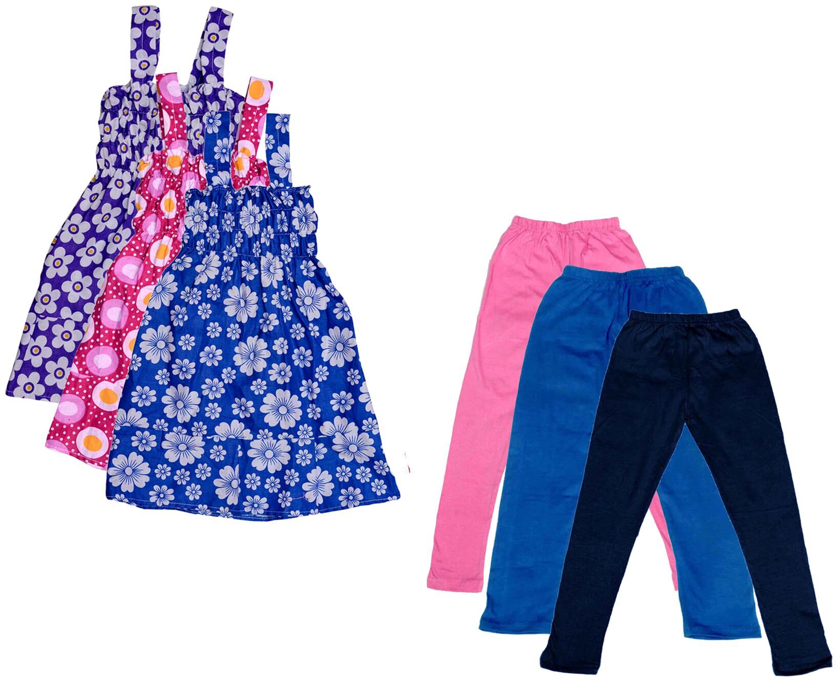 

Kavya Girl Cotton Top Bottom Set - Multi