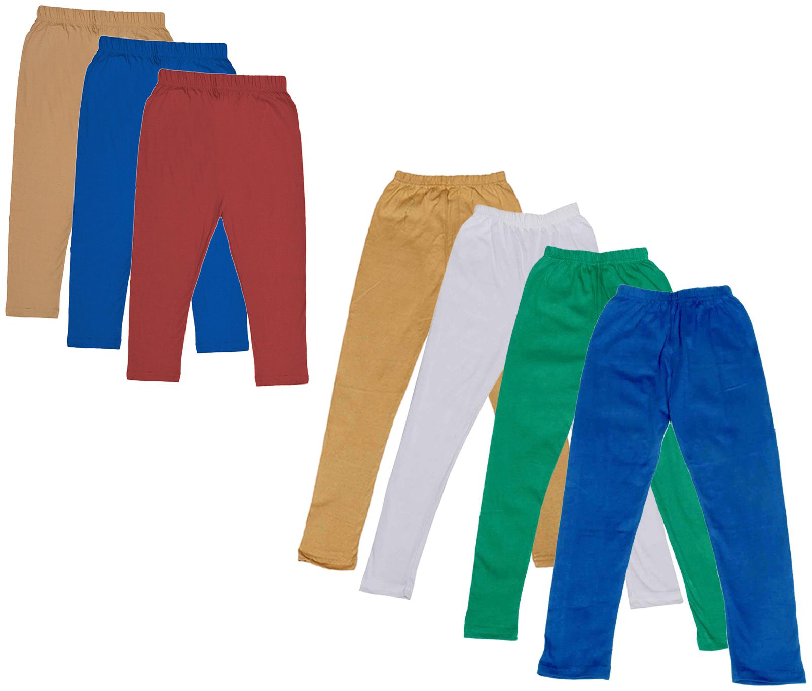 

Kavya Girl Cotton Solid Capri - Multi