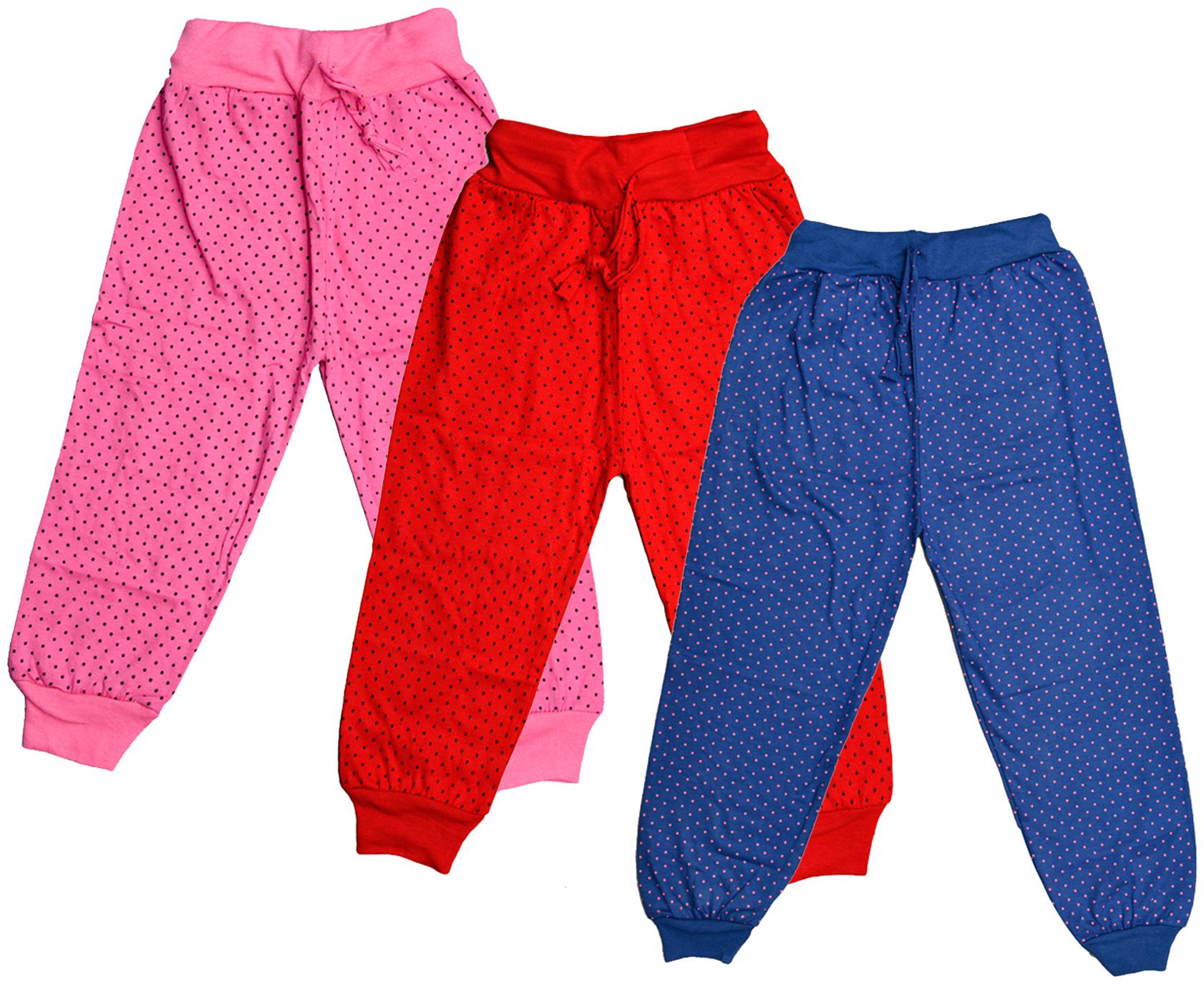 

KAVYA Girls Cotton Printed Capri (Pack of 3)