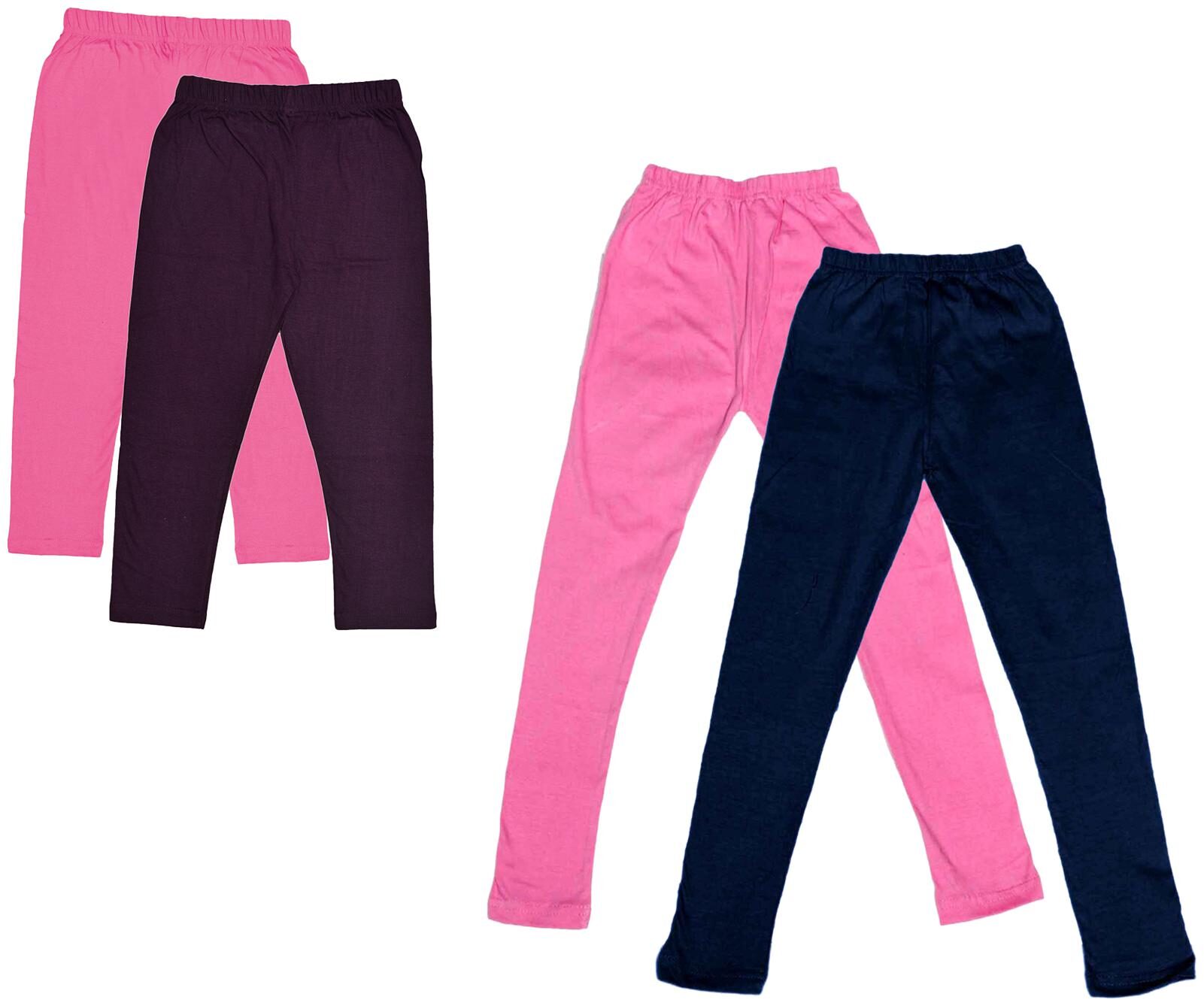 

Kavya Girl Cotton Solid Capri - Multi