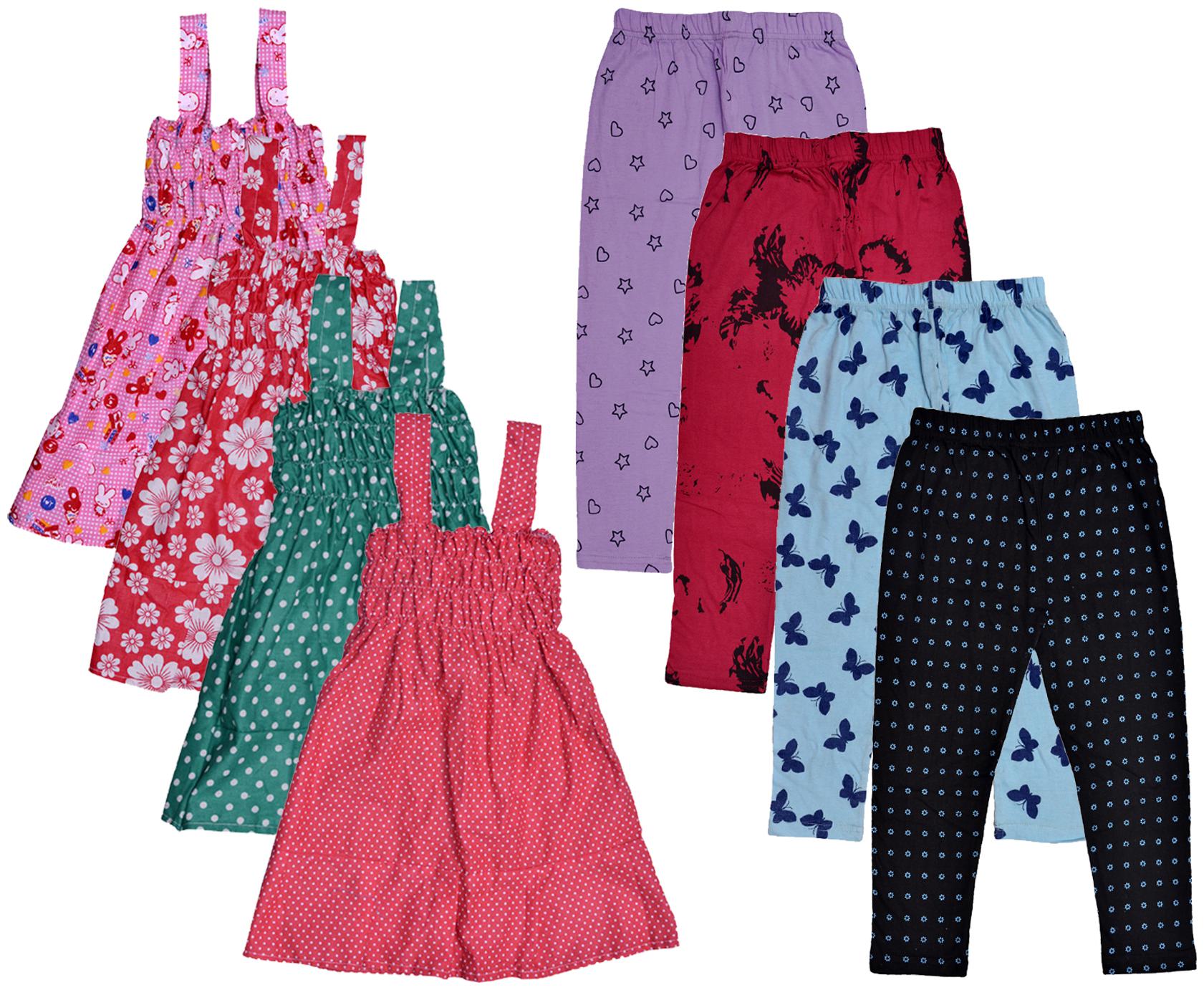 

Kavya Girl Cotton Top Bottom Set - Multi