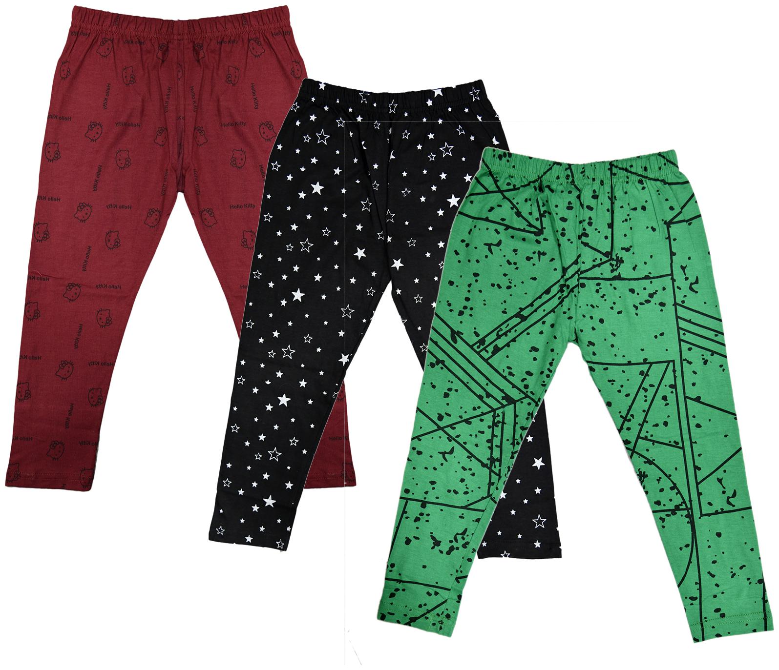 

Kavya Girl Cotton Printed Capri - Multi