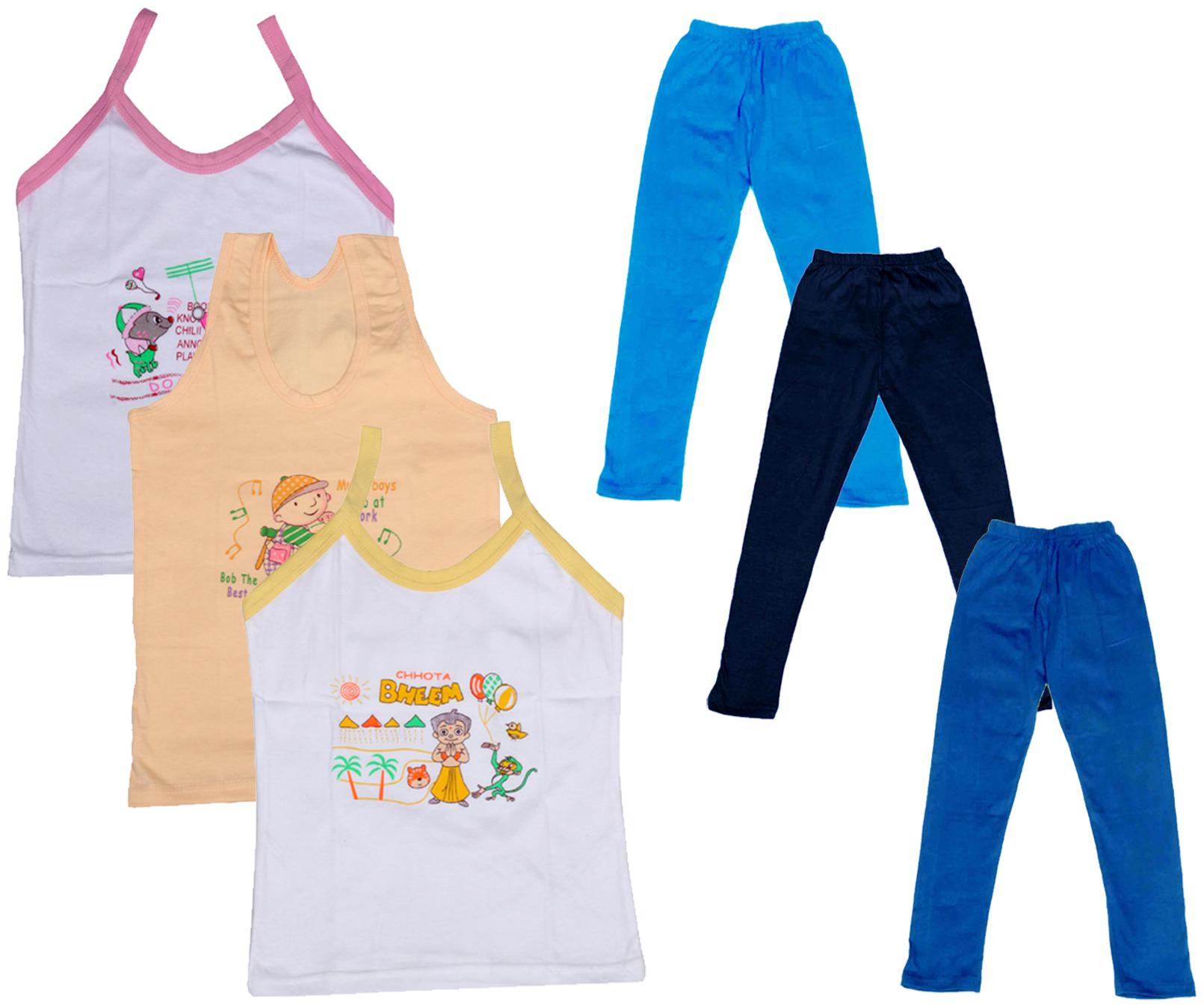 

Kavya Girl Cotton Top Bottom Set - Multi