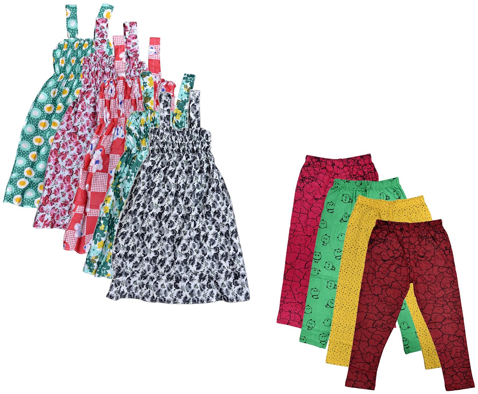 

Kavya Girl Cotton Top Bottom Set - Multi