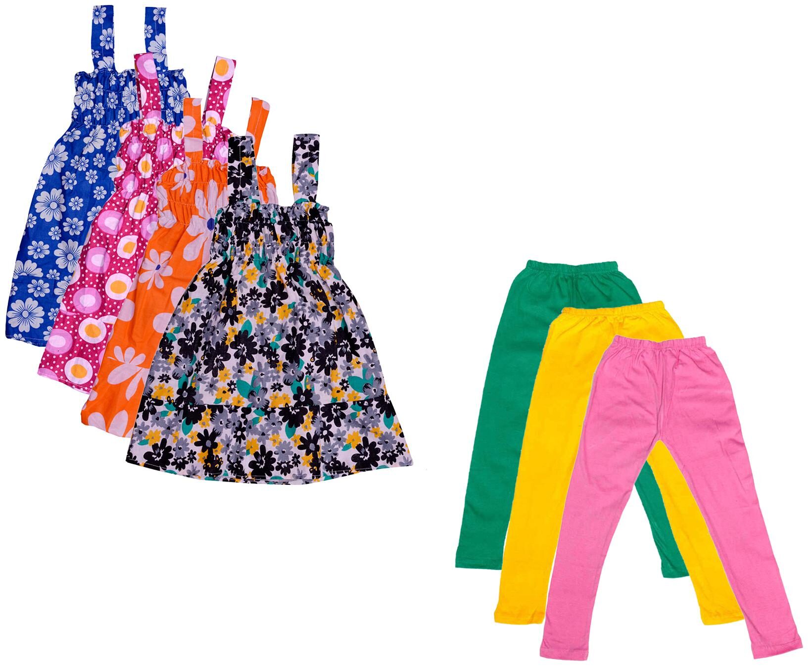 

Kavya Girl Cotton Top Bottom Set - Multi