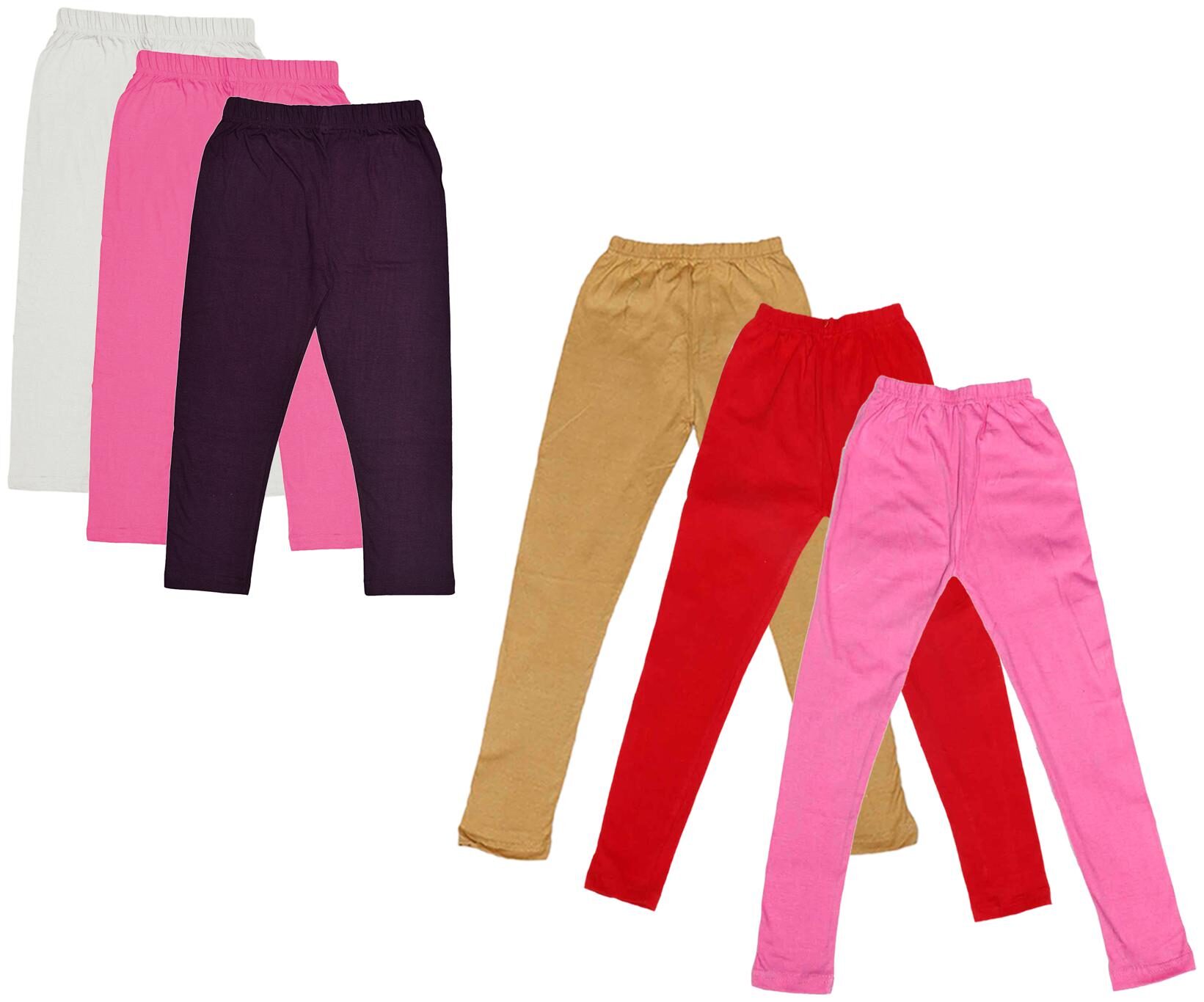 

Kavya Girl Cotton Solid Capri - Multi