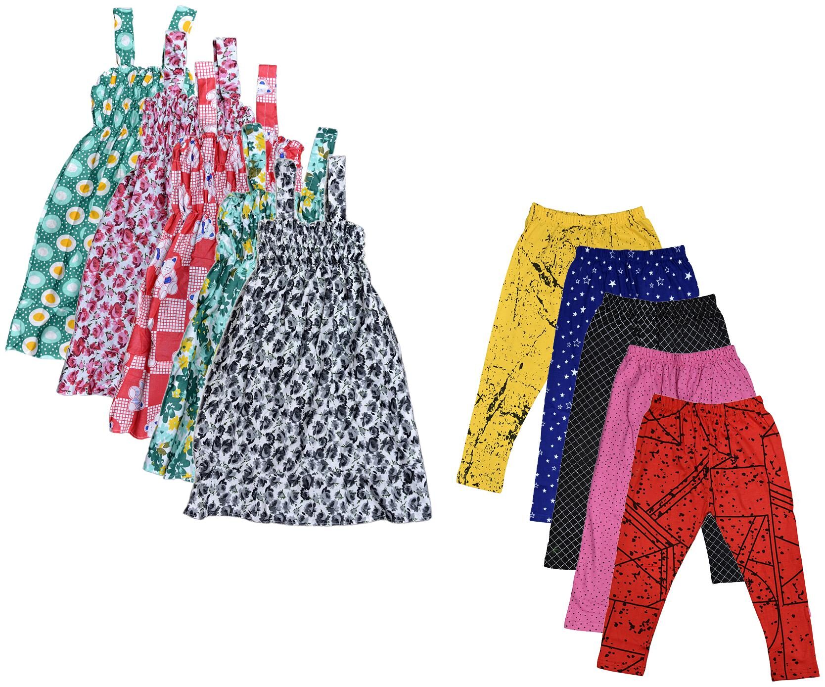 

Kavya Girl Cotton Top Bottom Set - Multi