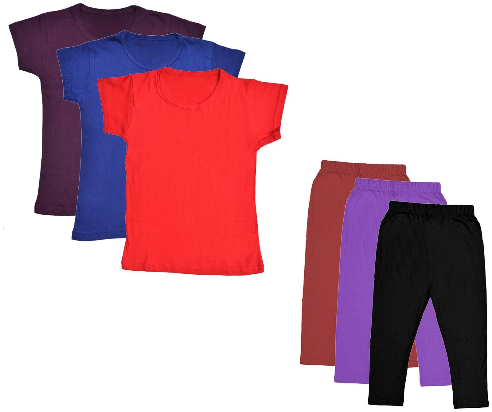 

Kavya Girl Cotton Top Bottom Set - Multi