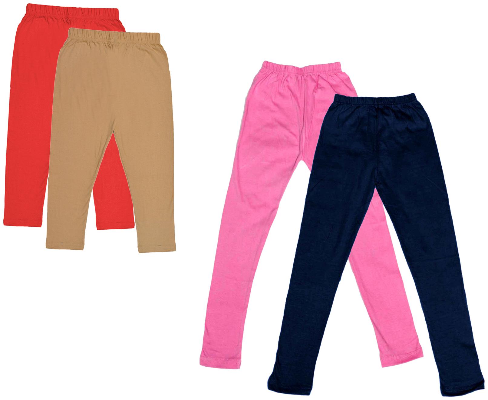 

Kavya Girl Cotton Solid Capri - Multi