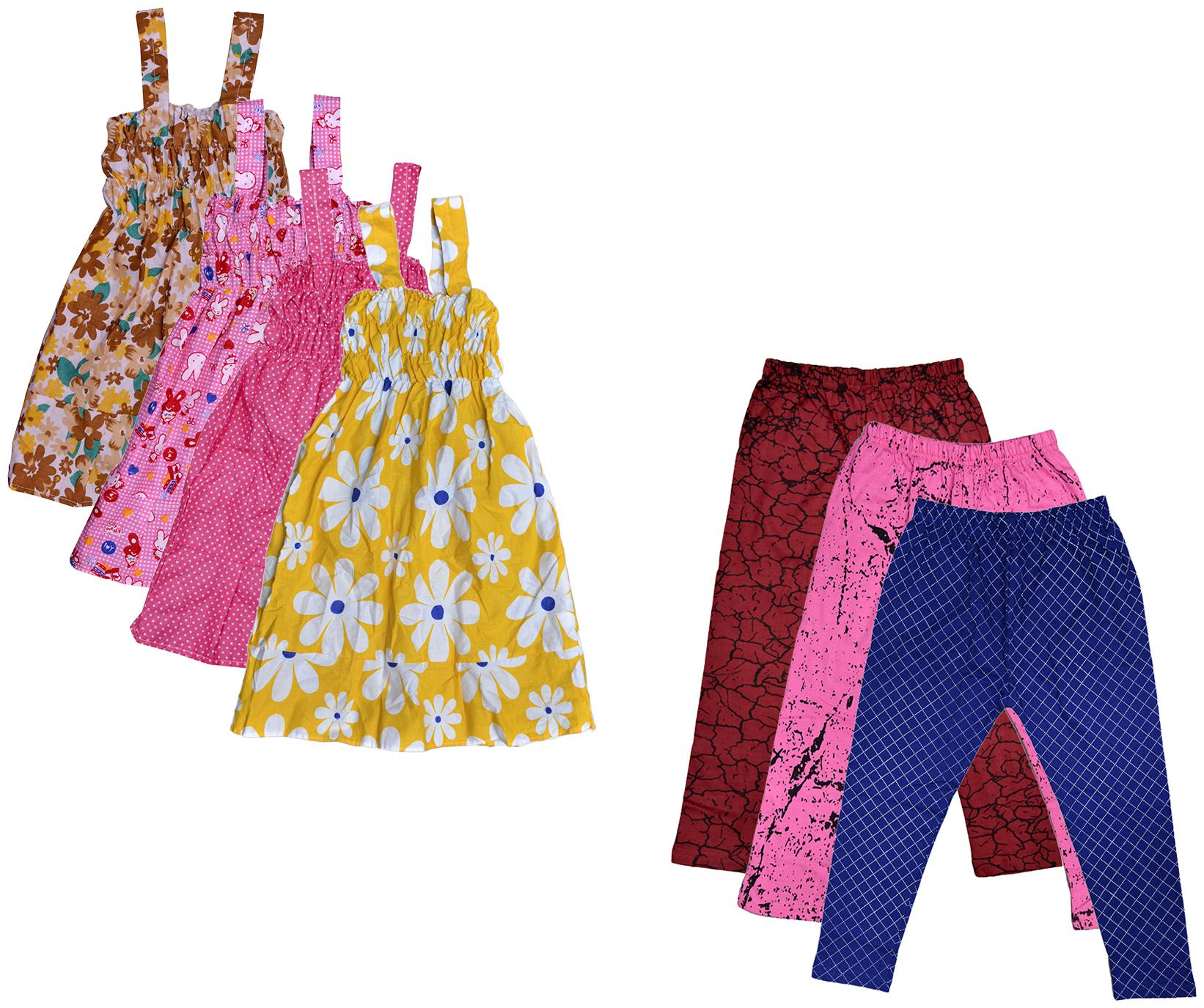 

Kavya Girl Cotton Top Bottom Set - Multi