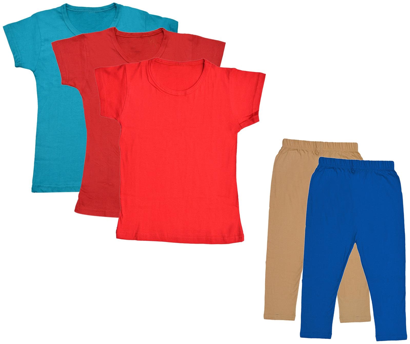 

Kavya Girl Cotton Top Bottom Set - Multi
