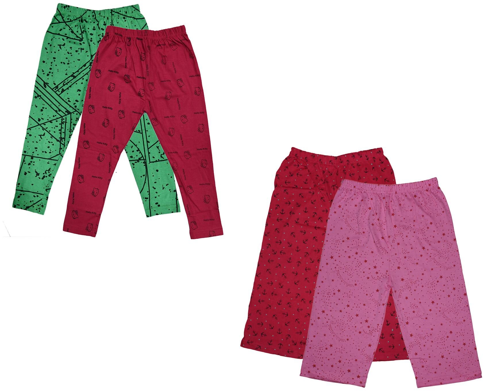

Kavya Girl Cotton Printed Capri - Multi