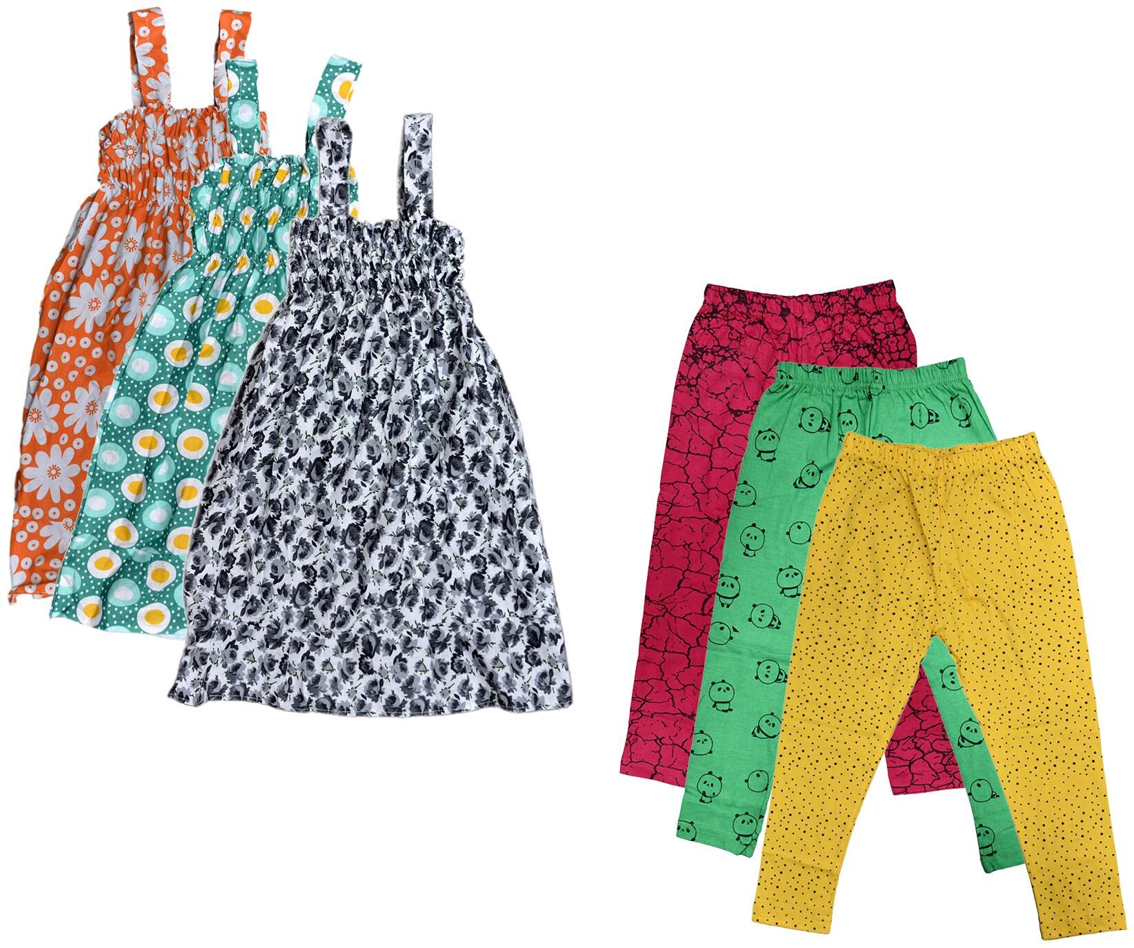 

Kavya Girl Cotton Top Bottom Set - Multi