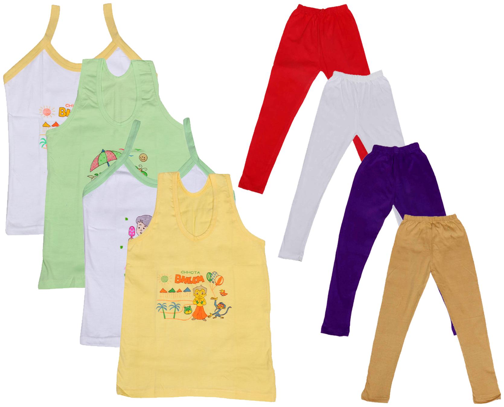 

Kavya Girl Cotton Top Bottom Set - Multi