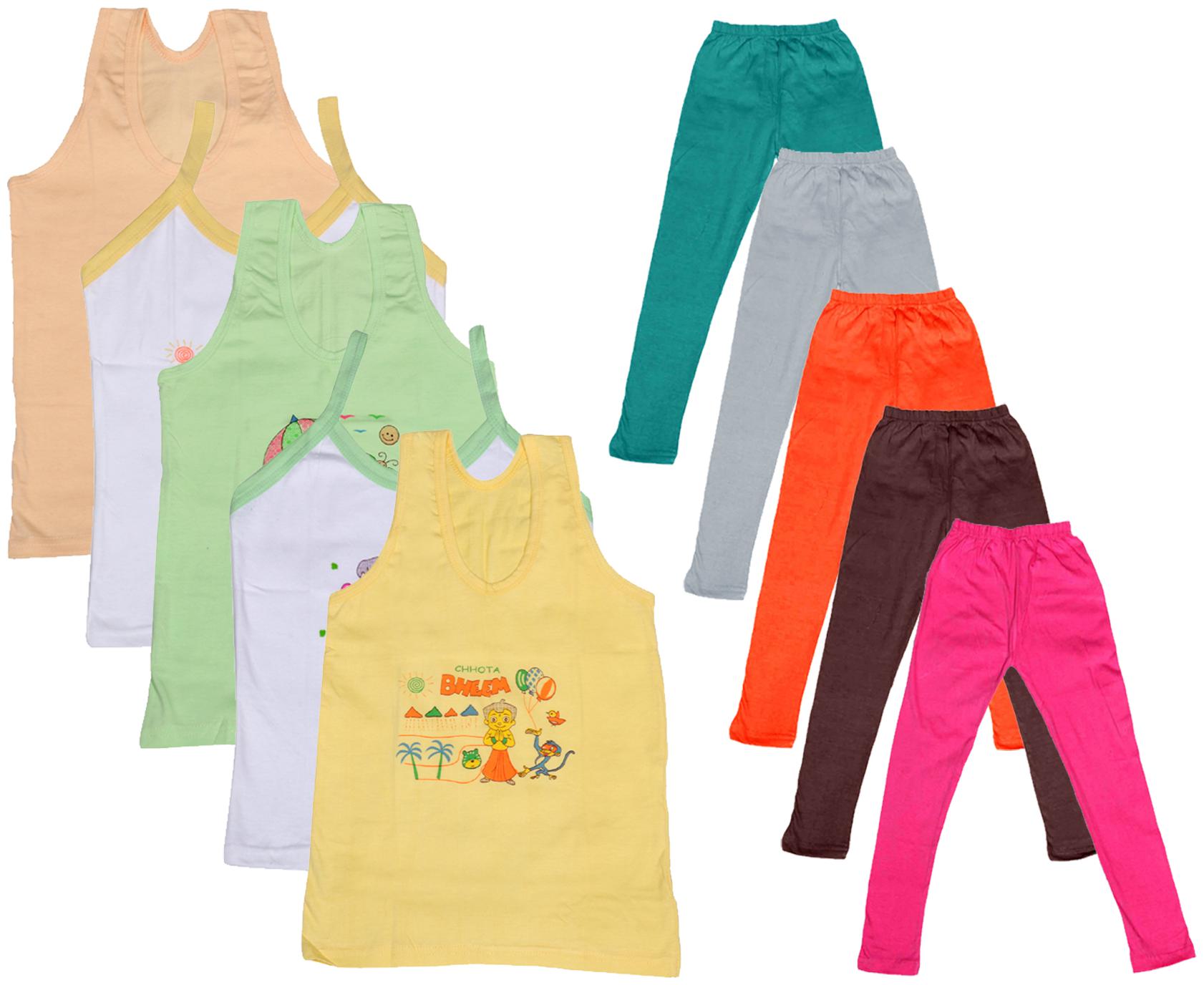 

Kavya Girl Cotton Top Bottom Set - Multi