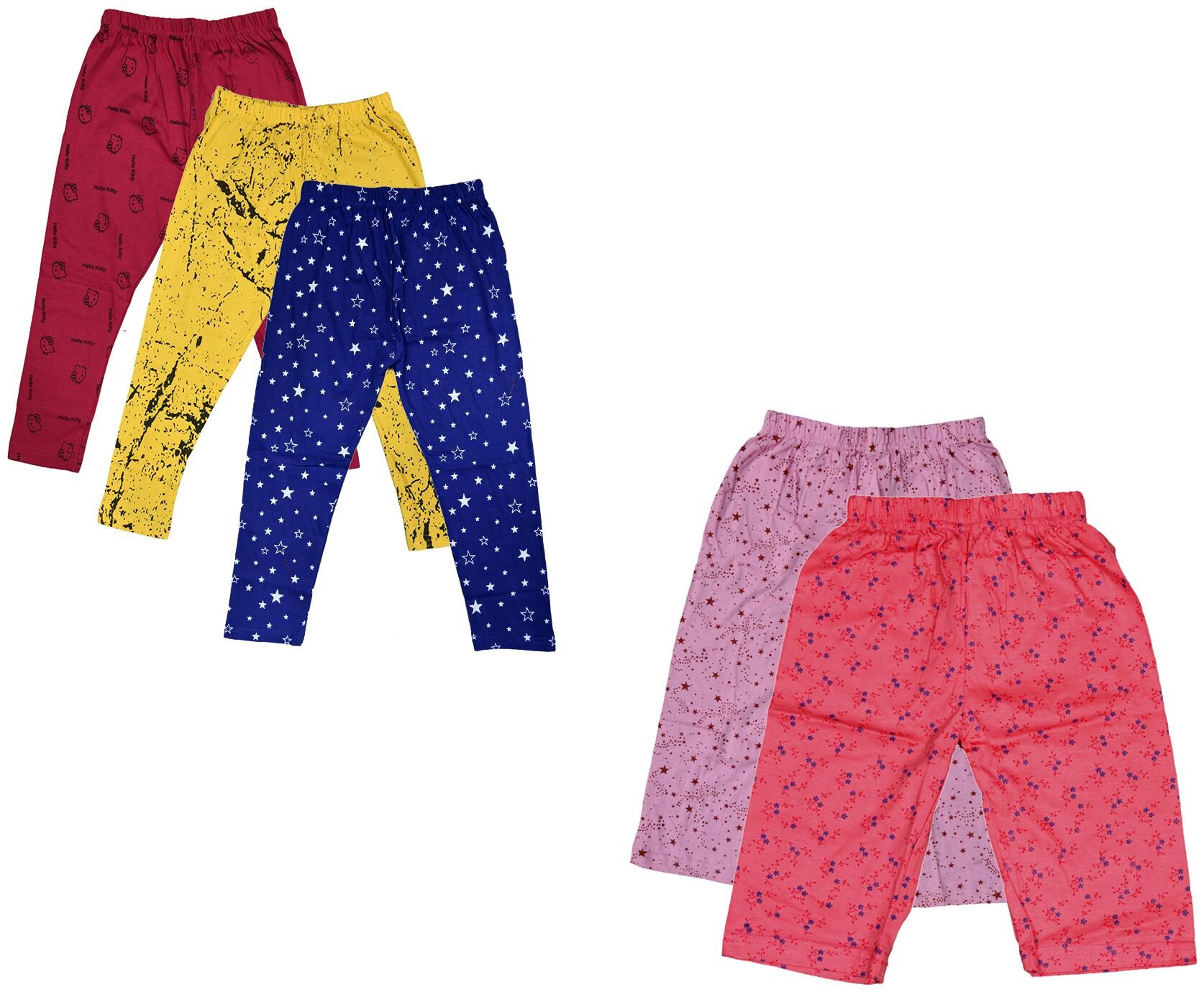 

Kavya Girl Cotton Printed Capri - Multi