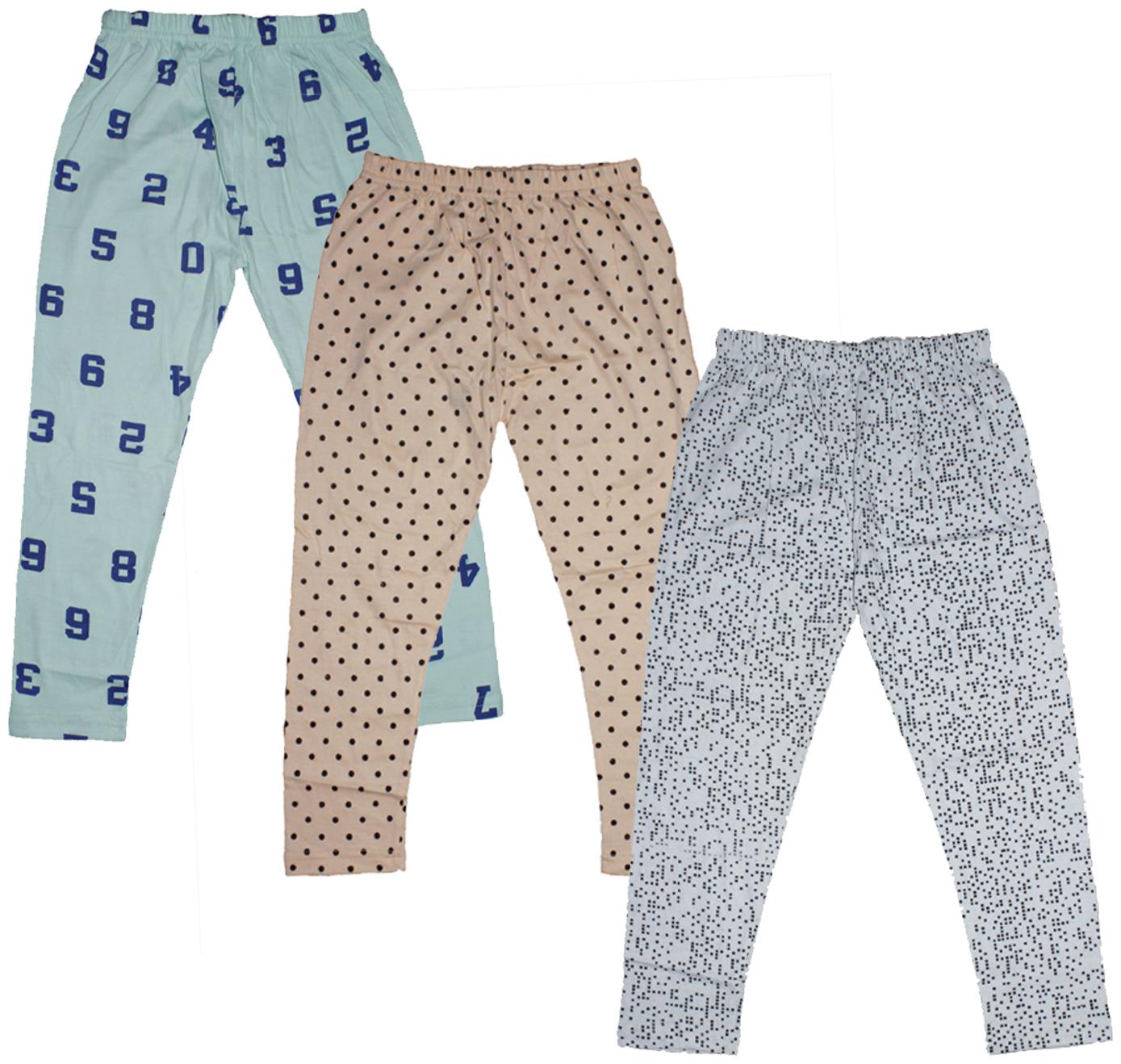 

KAVYA Girls Combo Pack Of Printed Capri Multi (Pack of 3)