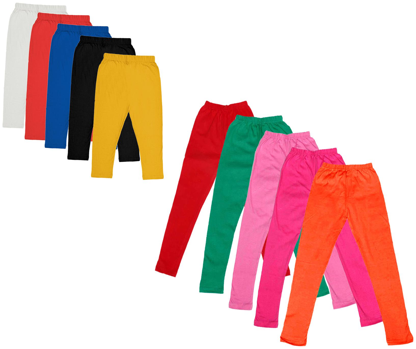 

Kavya Girl Cotton Solid Capri - Multi