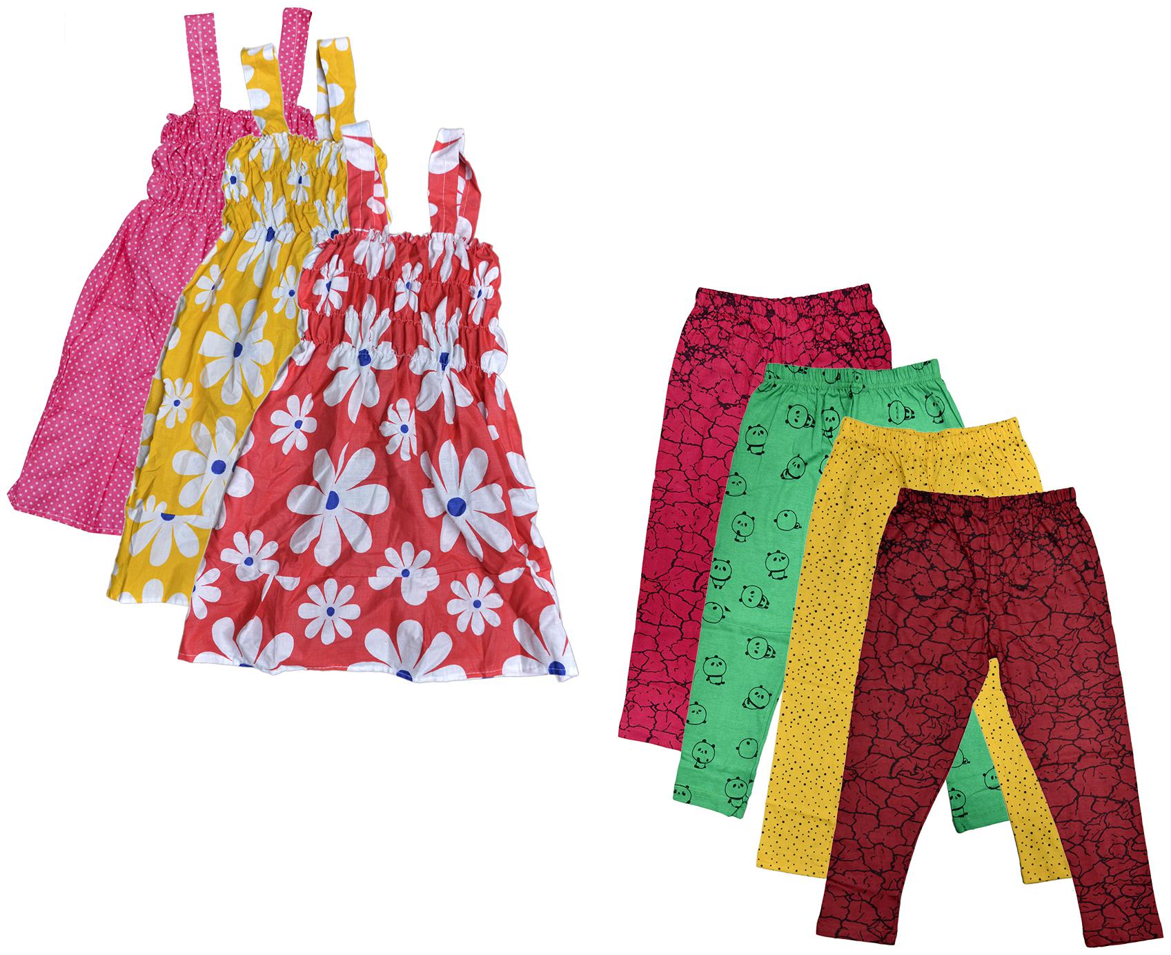 

Kavya Girl Cotton Top Bottom Set - Multi