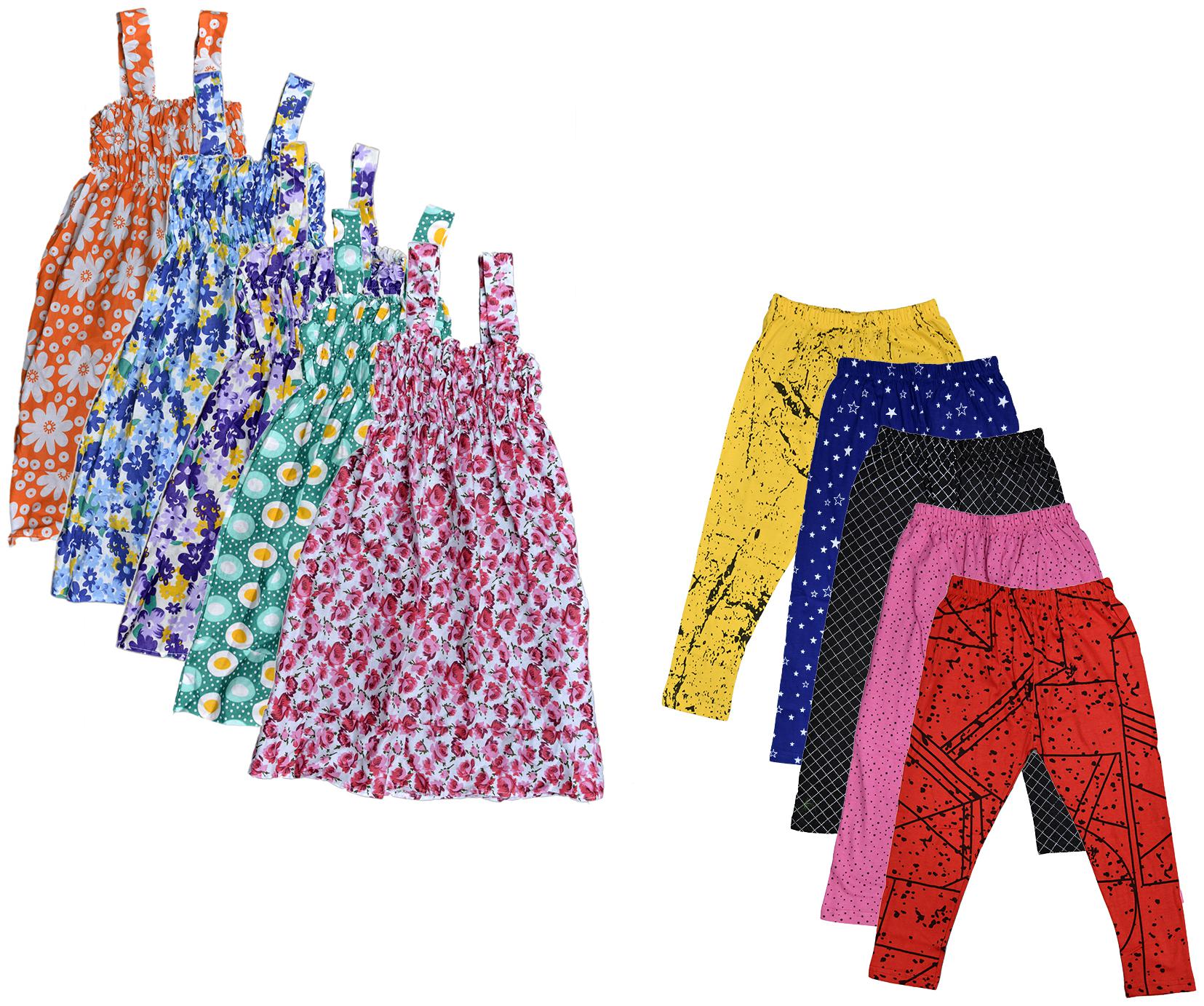 

Kavya Girl Cotton Top Bottom Set - Multi