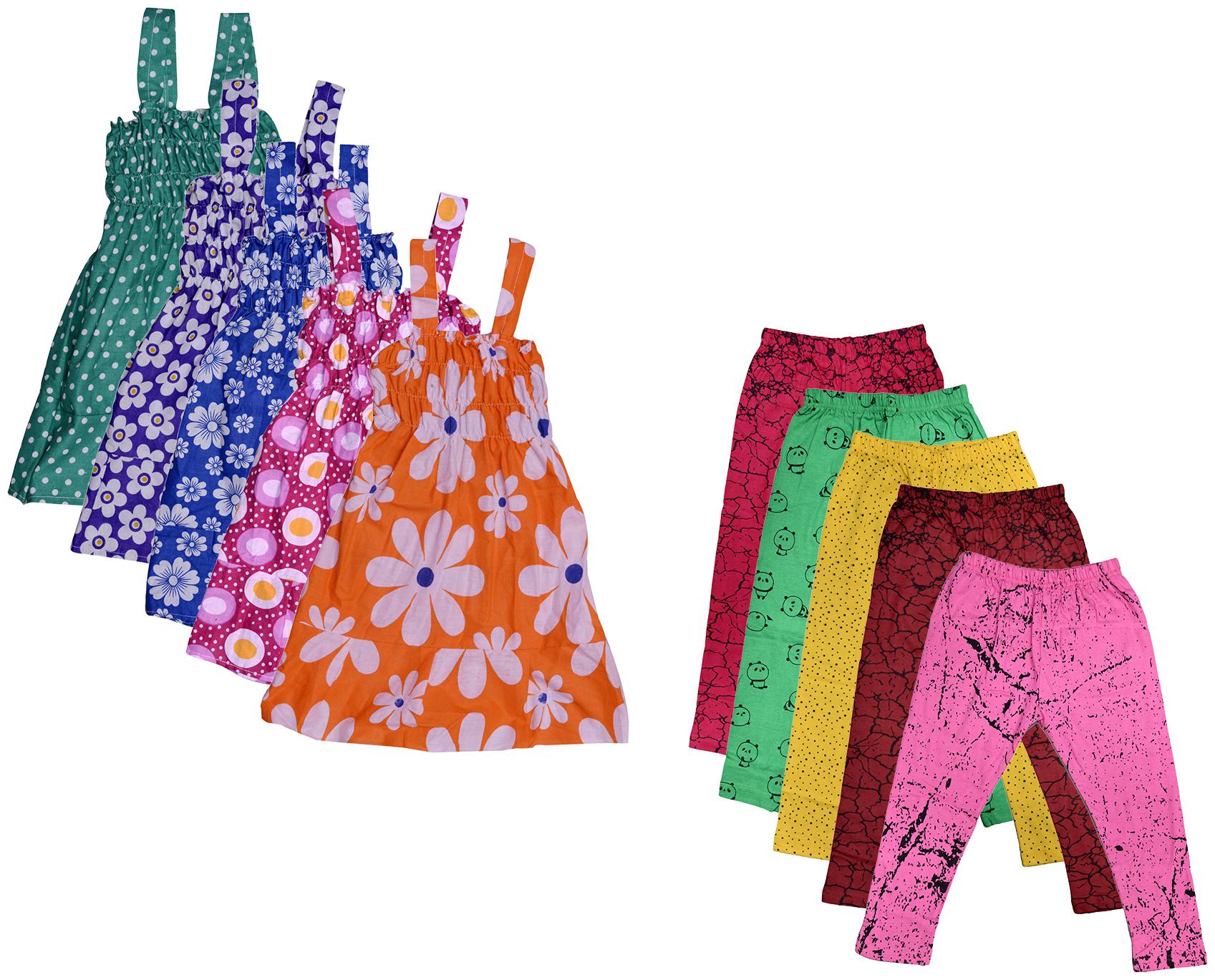 

Kavya Girl Cotton Top Bottom Set - Multi