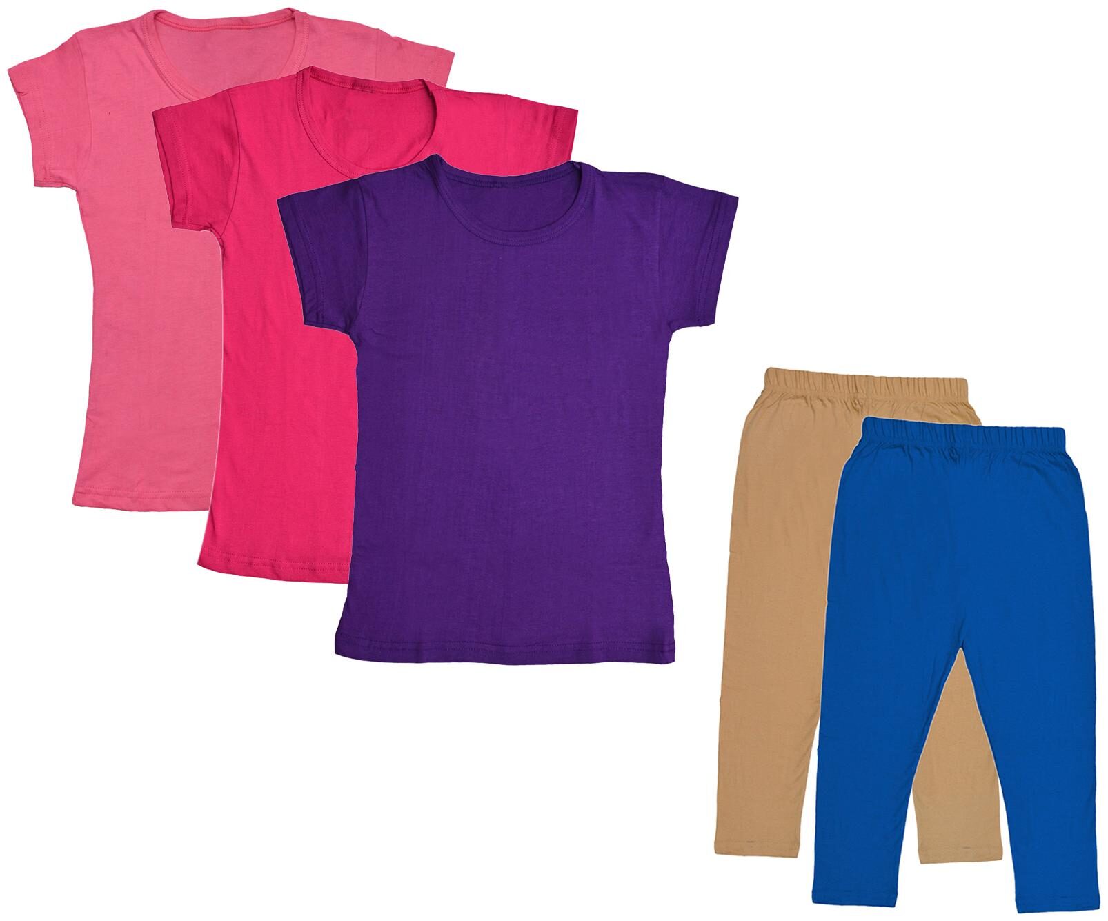 

Kavya Girl Cotton Top Bottom Set - Multi