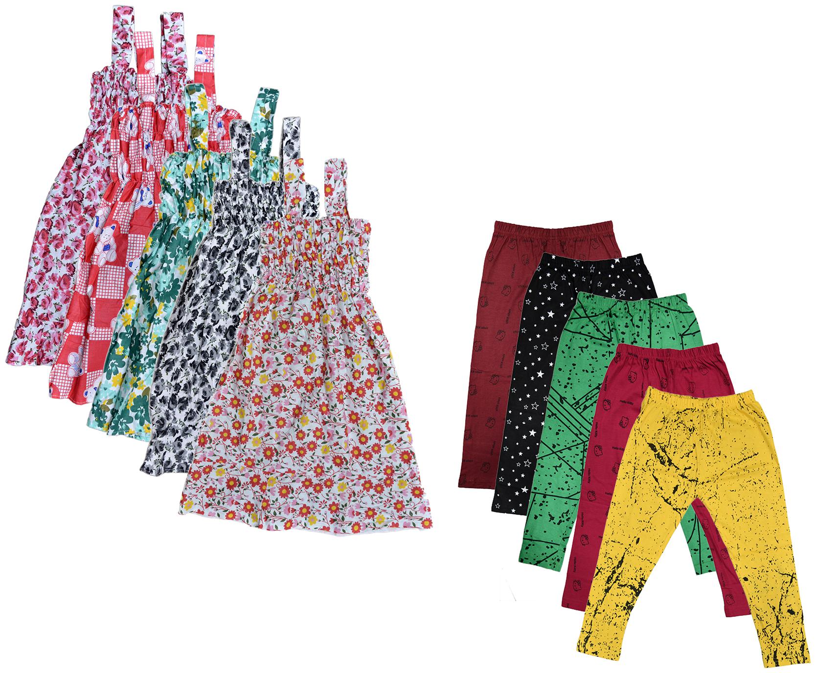 

Kavya Girl Cotton Top Bottom Set - Multi