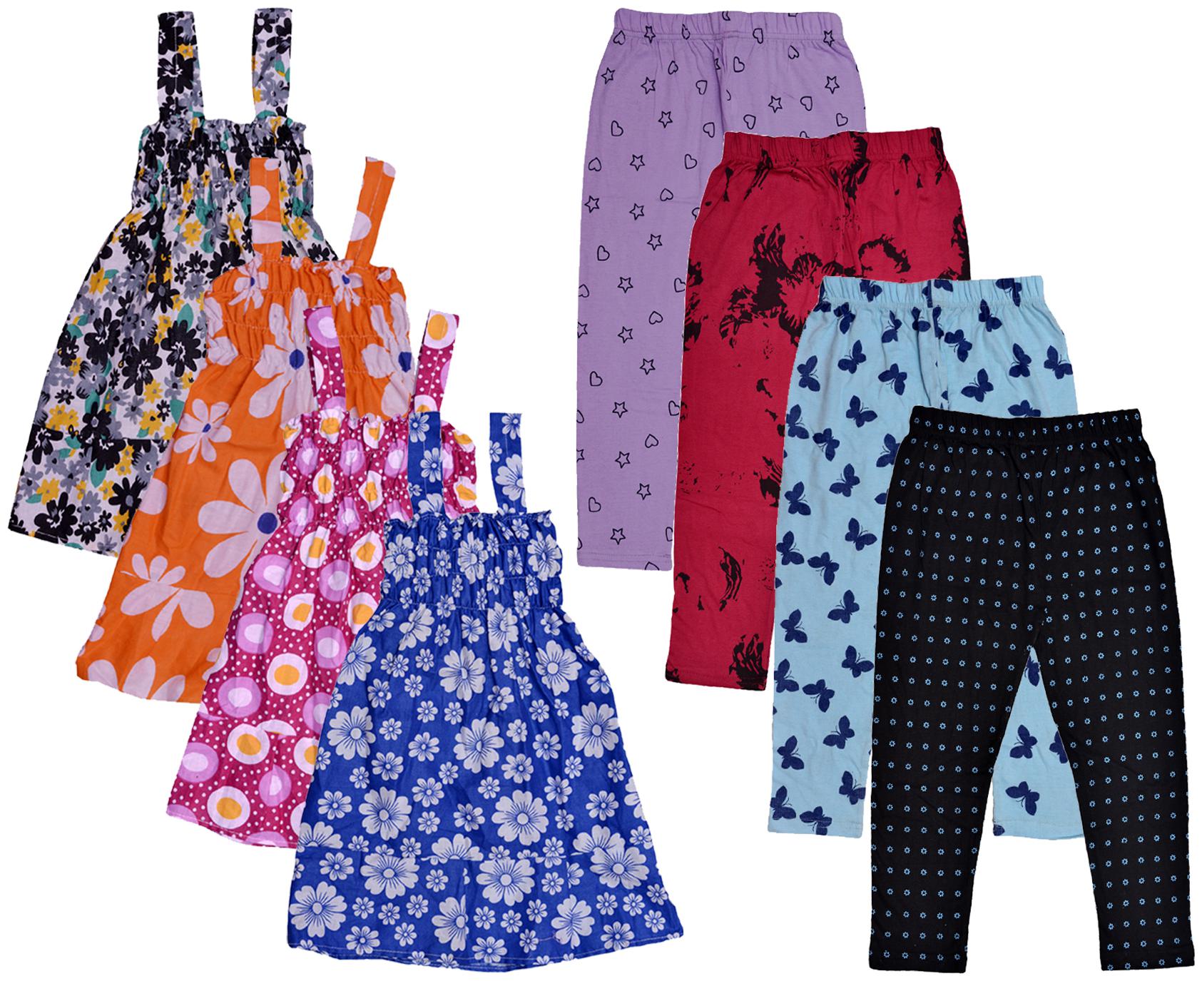 

Kavya Girl Cotton Top Bottom Set - Multi