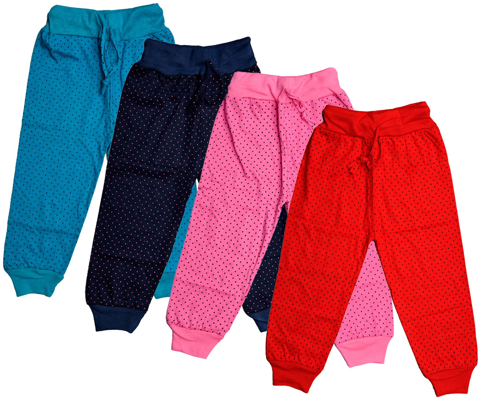 

KAVYA Girls Cotton Printed Capri (Pack of 4)