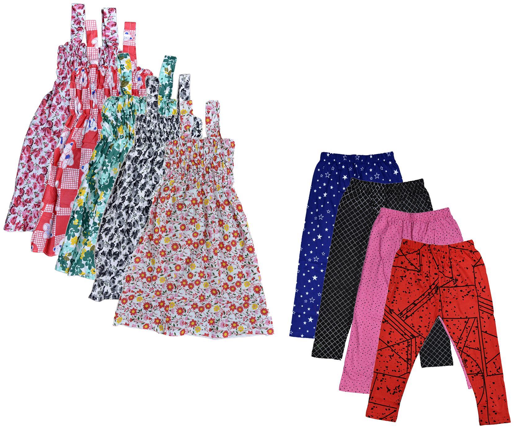 

Kavya Girl Cotton Top Bottom Set - Multi